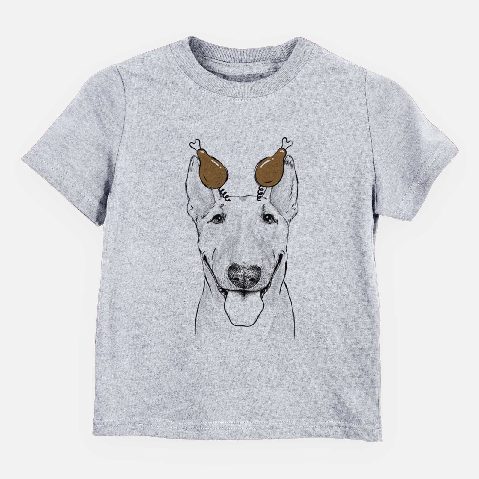 Thanksgiving Chloe the Bull Terrier - Kids/Youth/Toddler Shirt