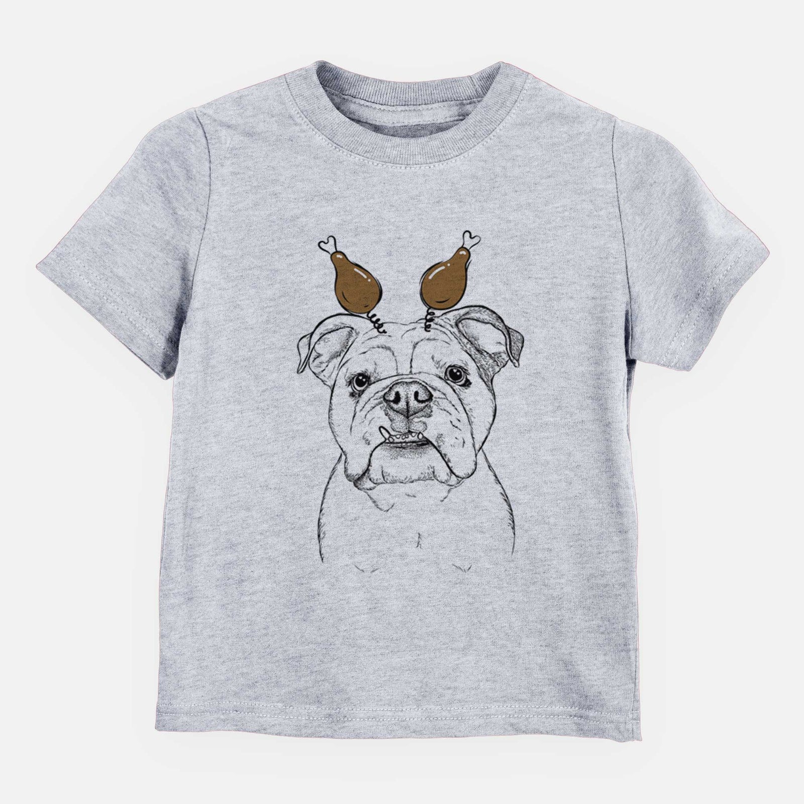 Thanksgiving Dazy the English Bulldog - Kids/Youth/Toddler Shirt