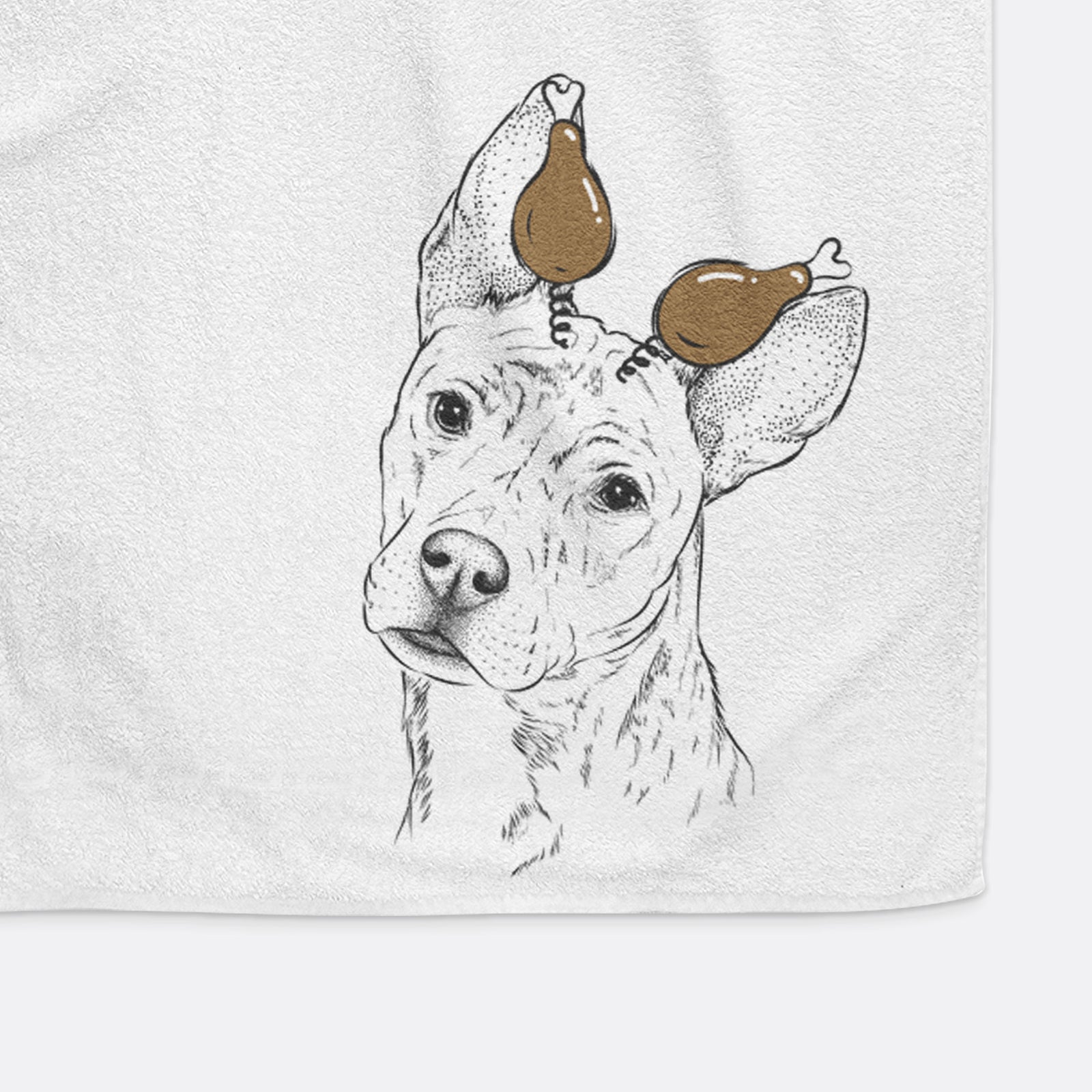 Diesel the Mixed Breed Decorative Hand Towel