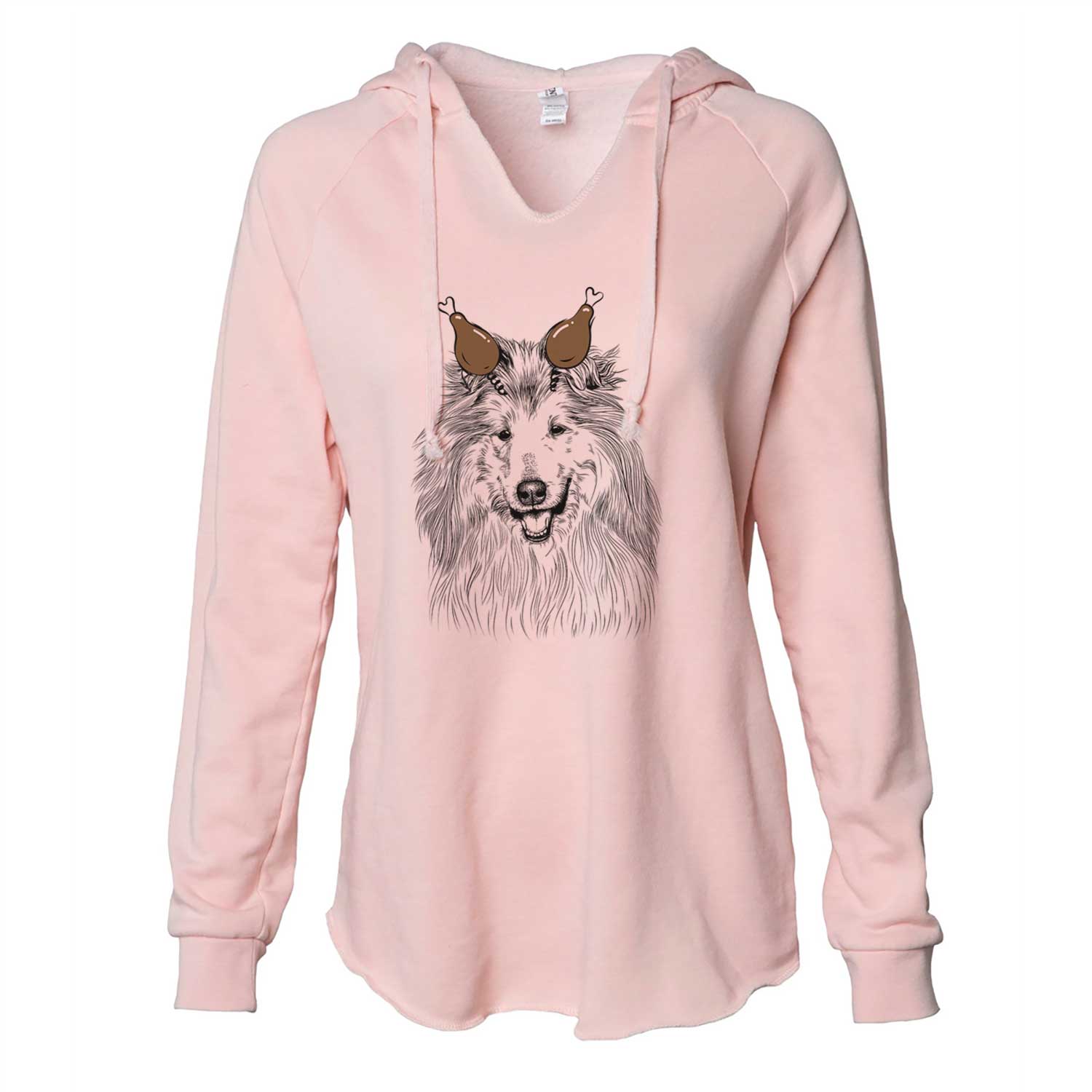 Thanksgiving Donnan the Rough Collie - Cali Wave Hooded Sweatshirt