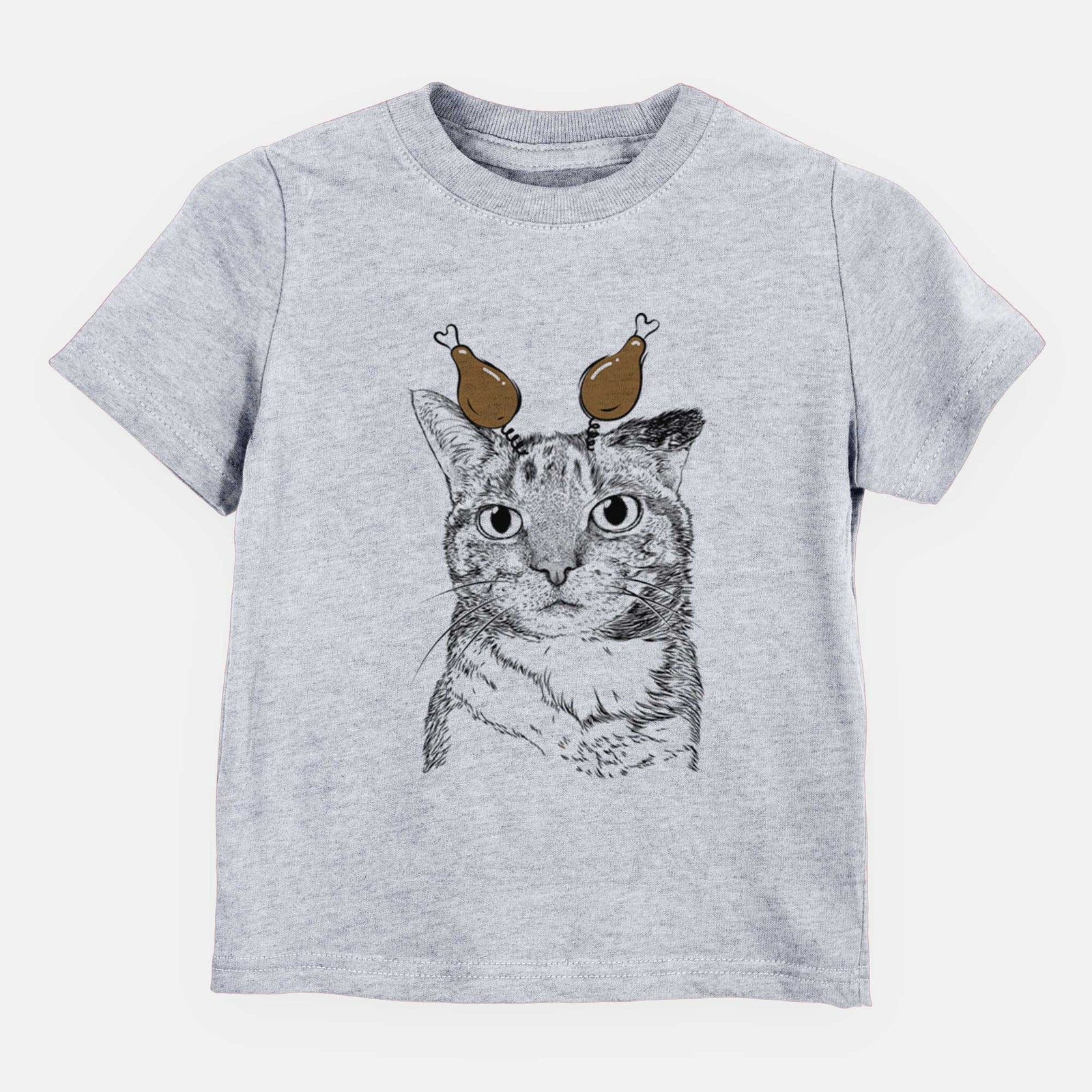 Thanksgiving Eleanor the Domestic Shorthair Cat - Kids/Youth/Toddler Shirt