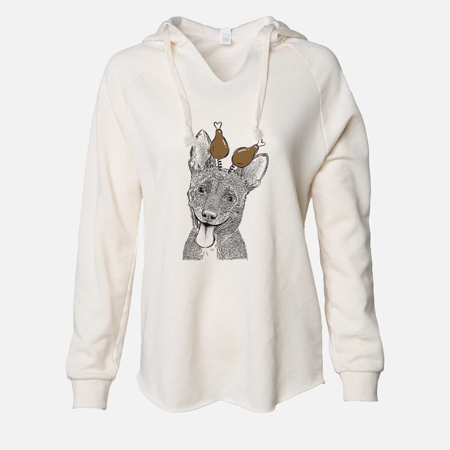 Thanksgiving Elvira the Terrier Mix - Cali Wave Hooded Sweatshirt