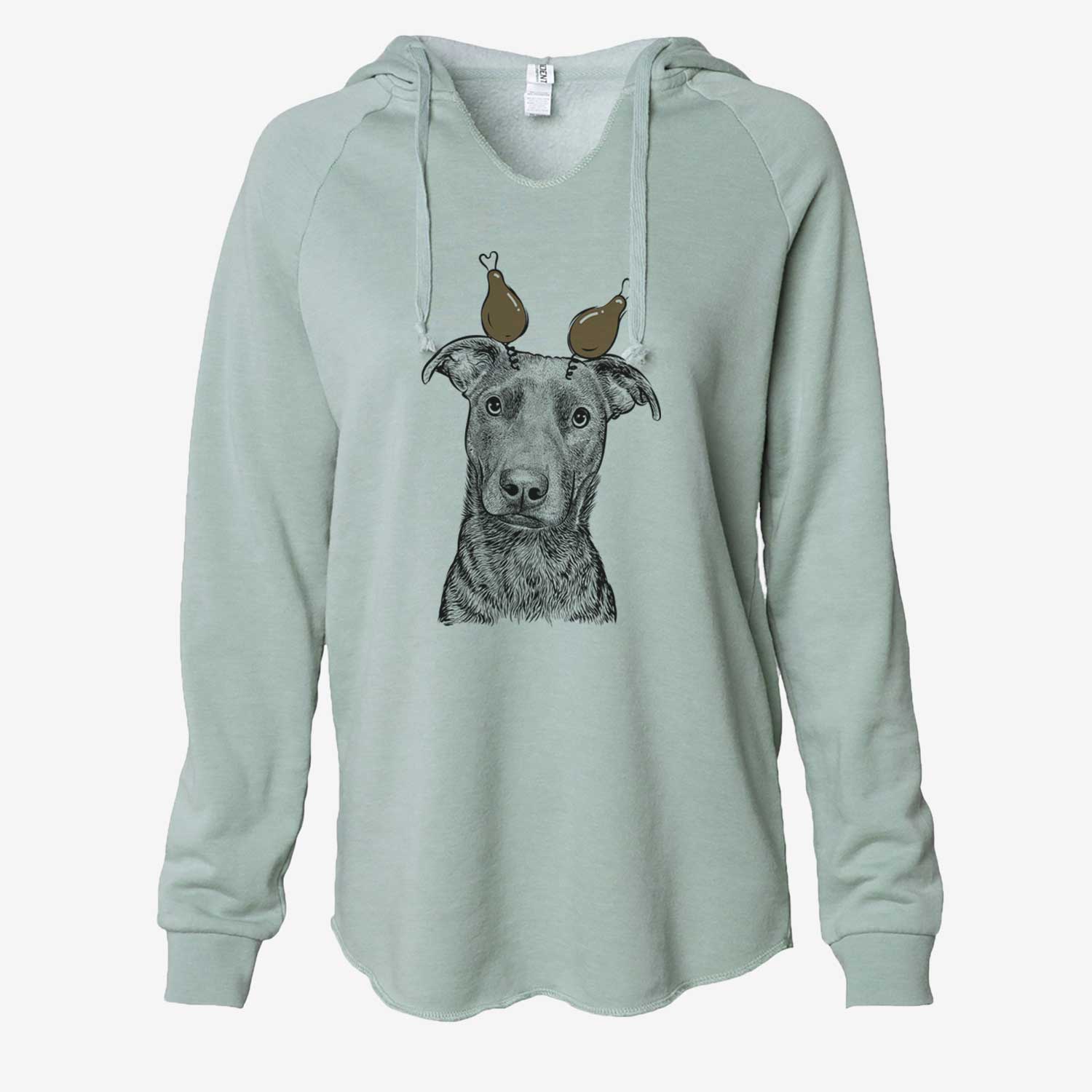 Thanksgiving Embyr the Mixed Breed - Cali Wave Hooded Sweatshirt