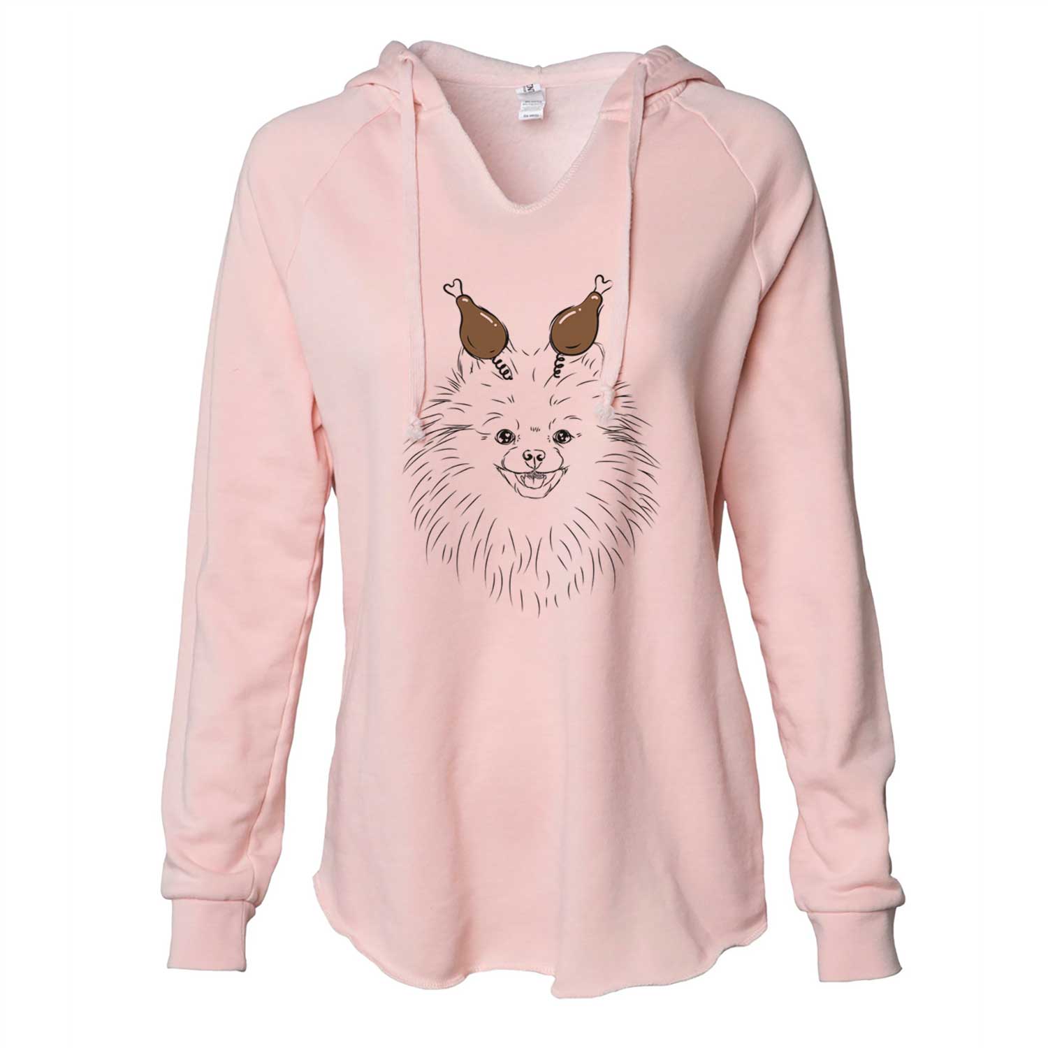 Thanksgiving Finn the Pomeranian - Cali Wave Hooded Sweatshirt