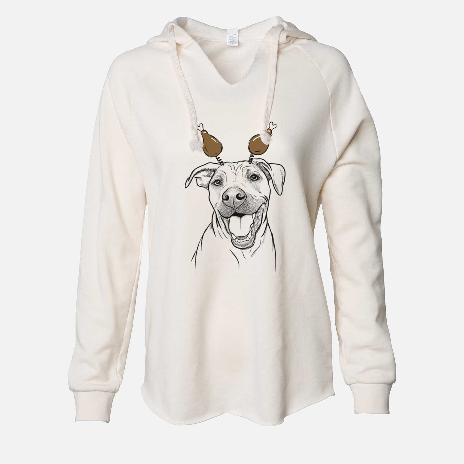 Thanksgiving Finn the Hound Mix - Cali Wave Hooded Sweatshirt