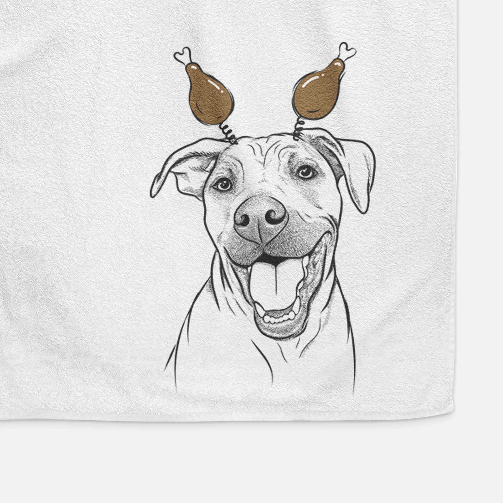 Finn the Hound Mix Decorative Hand Towel