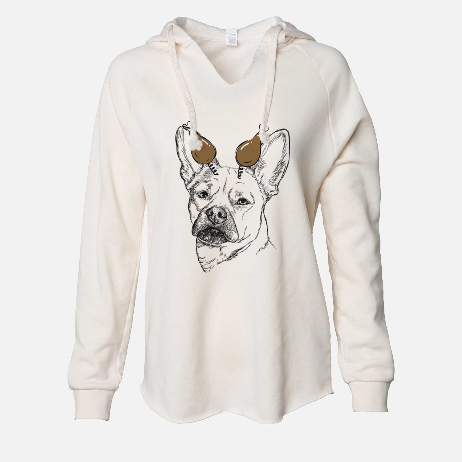 Thanksgiving Frankie the Mixed Breed - Cali Wave Hooded Sweatshirt