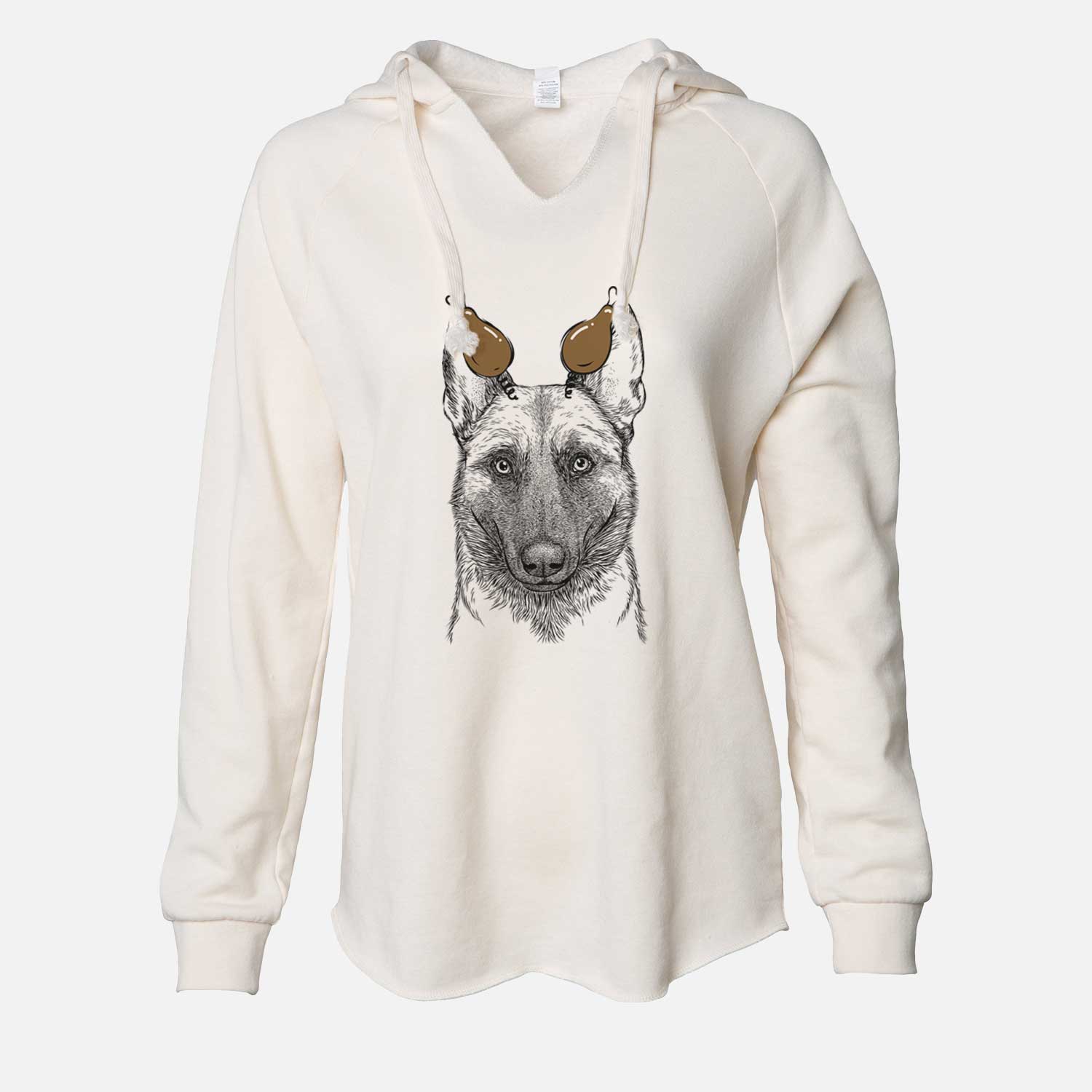 Thanksgiving Gunther the Belgian Malinois - Cali Wave Hooded Sweatshirt