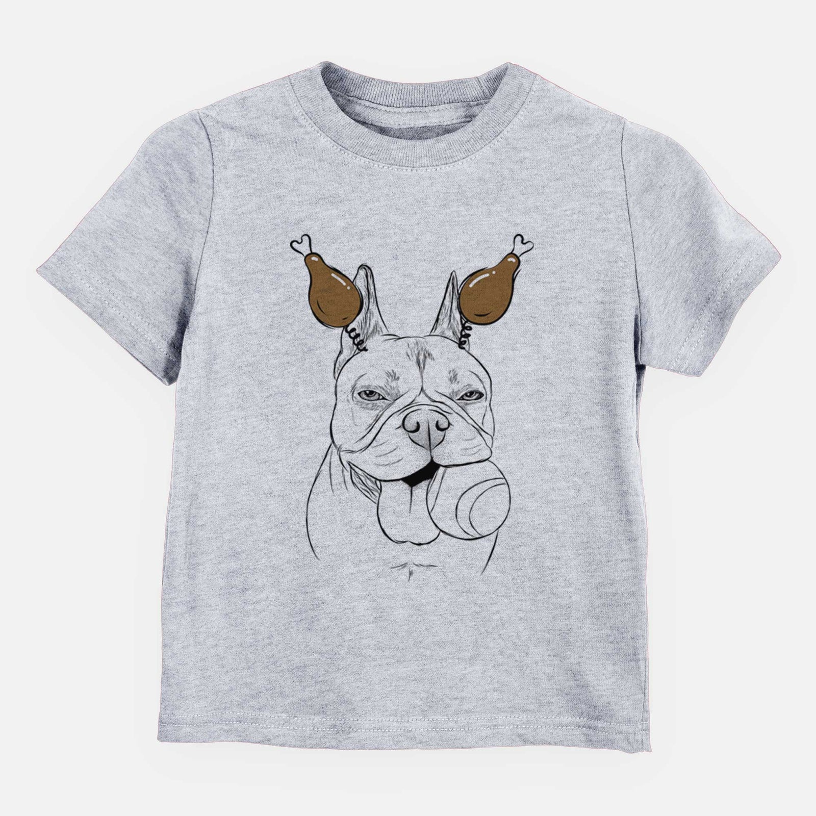 Thanksgiving Happy Franco the French Bulldog - Kids/Youth/Toddler Shirt