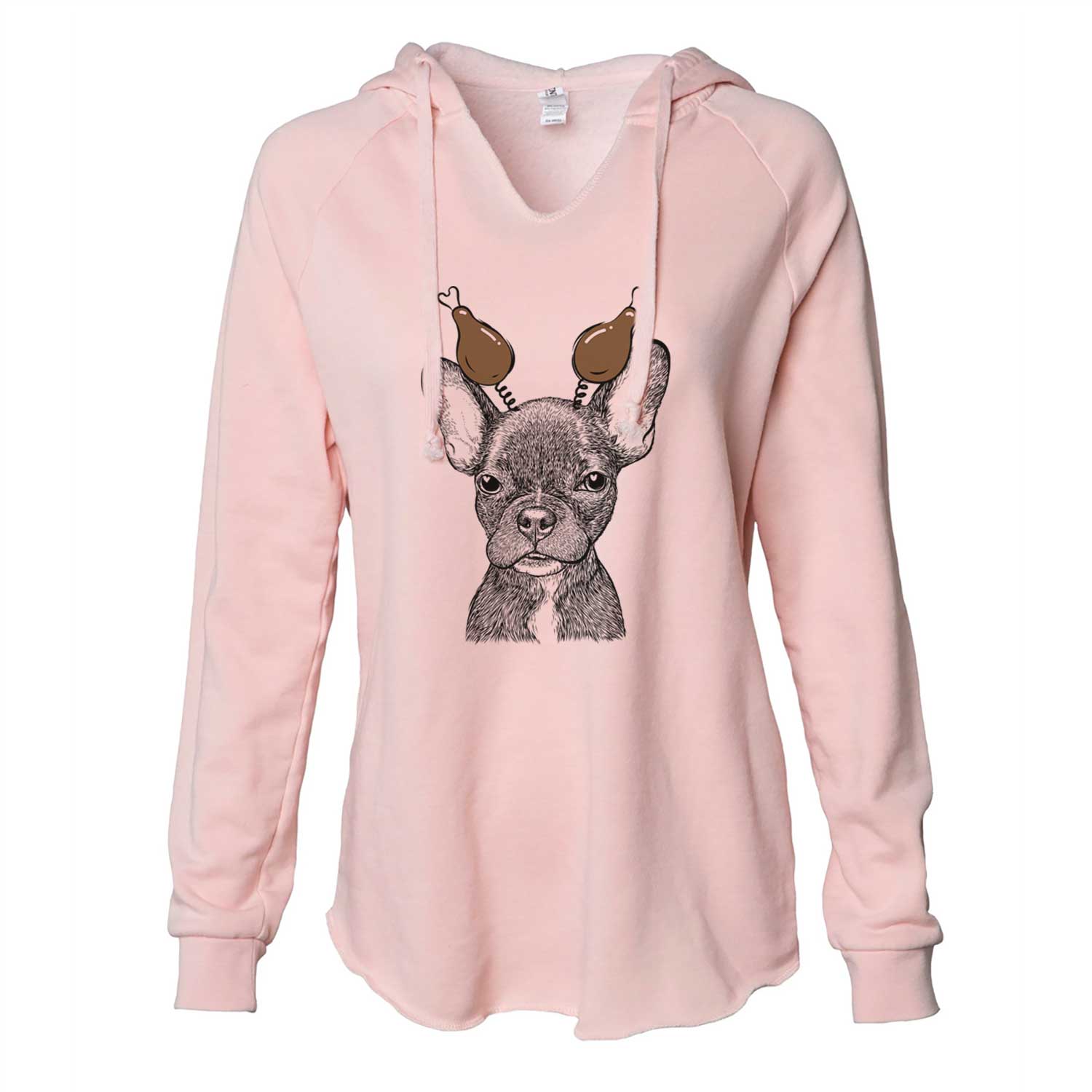 Thanksgiving Henry the French Bulldog - Cali Wave Hooded Sweatshirt