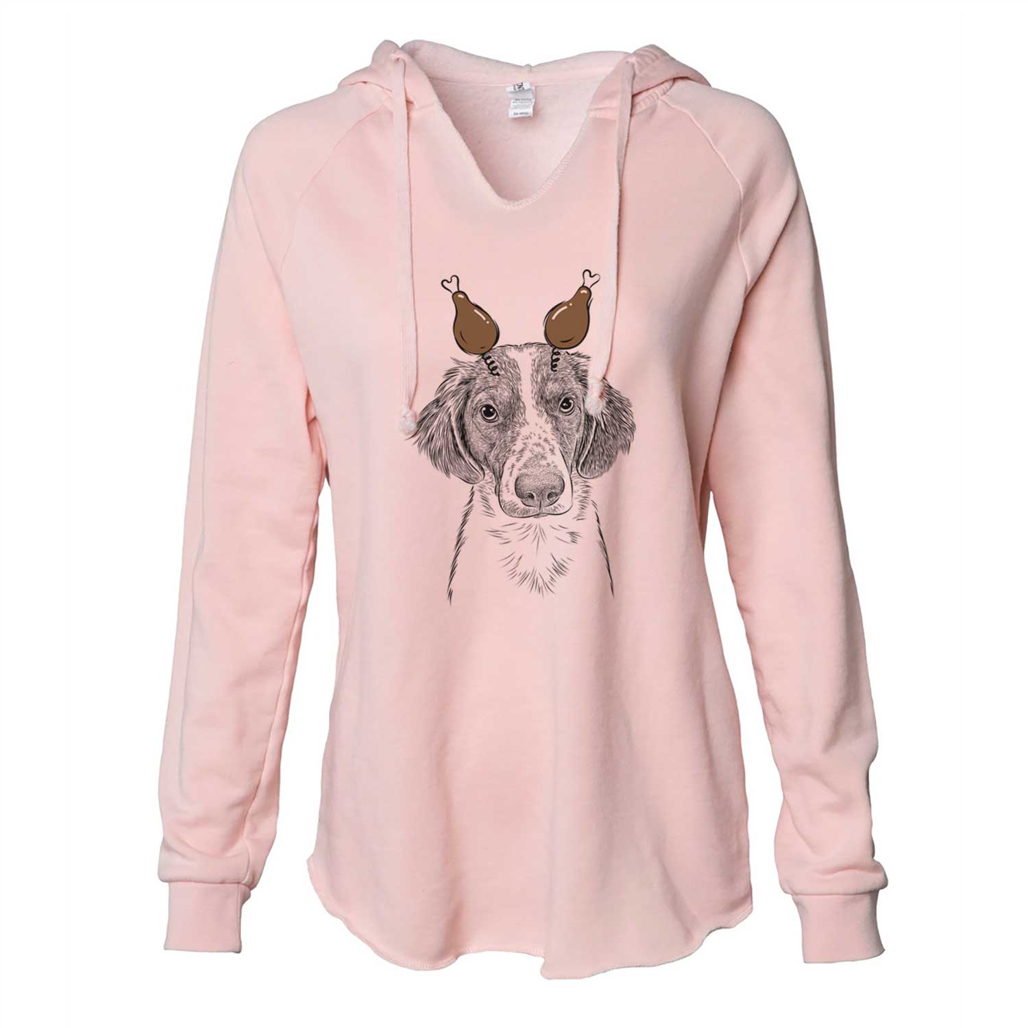 Thanksgiving Holly the Brittany Spaniel - Cali Wave Hooded Sweatshirt