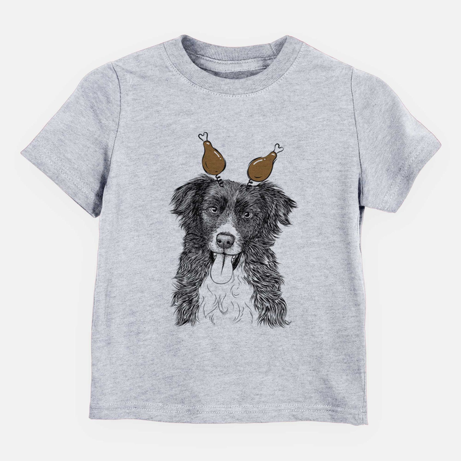 Thanksgiving Indi the Border Collie - Kids/Youth/Toddler Shirt