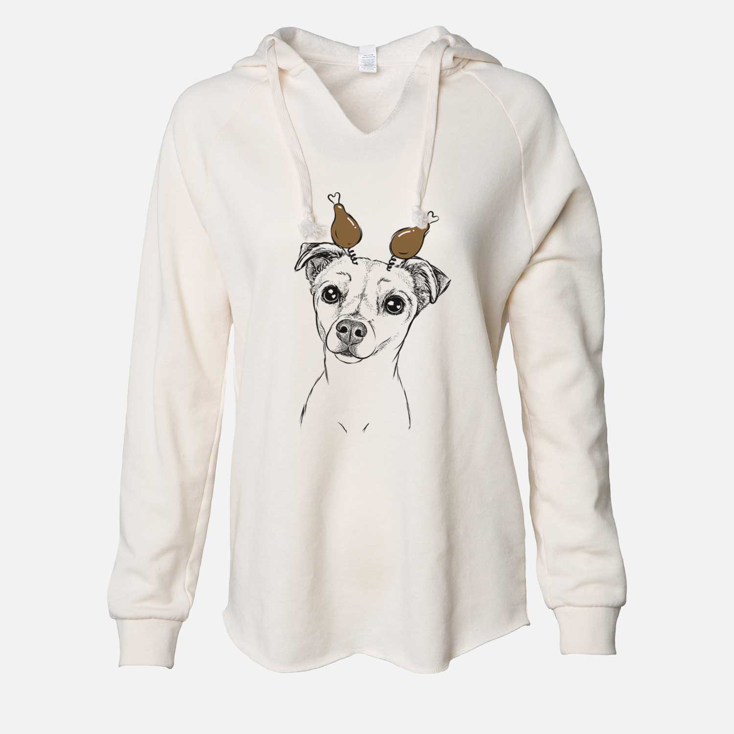 Thanksgiving Izzy the Chiweenie - Cali Wave Hooded Sweatshirt