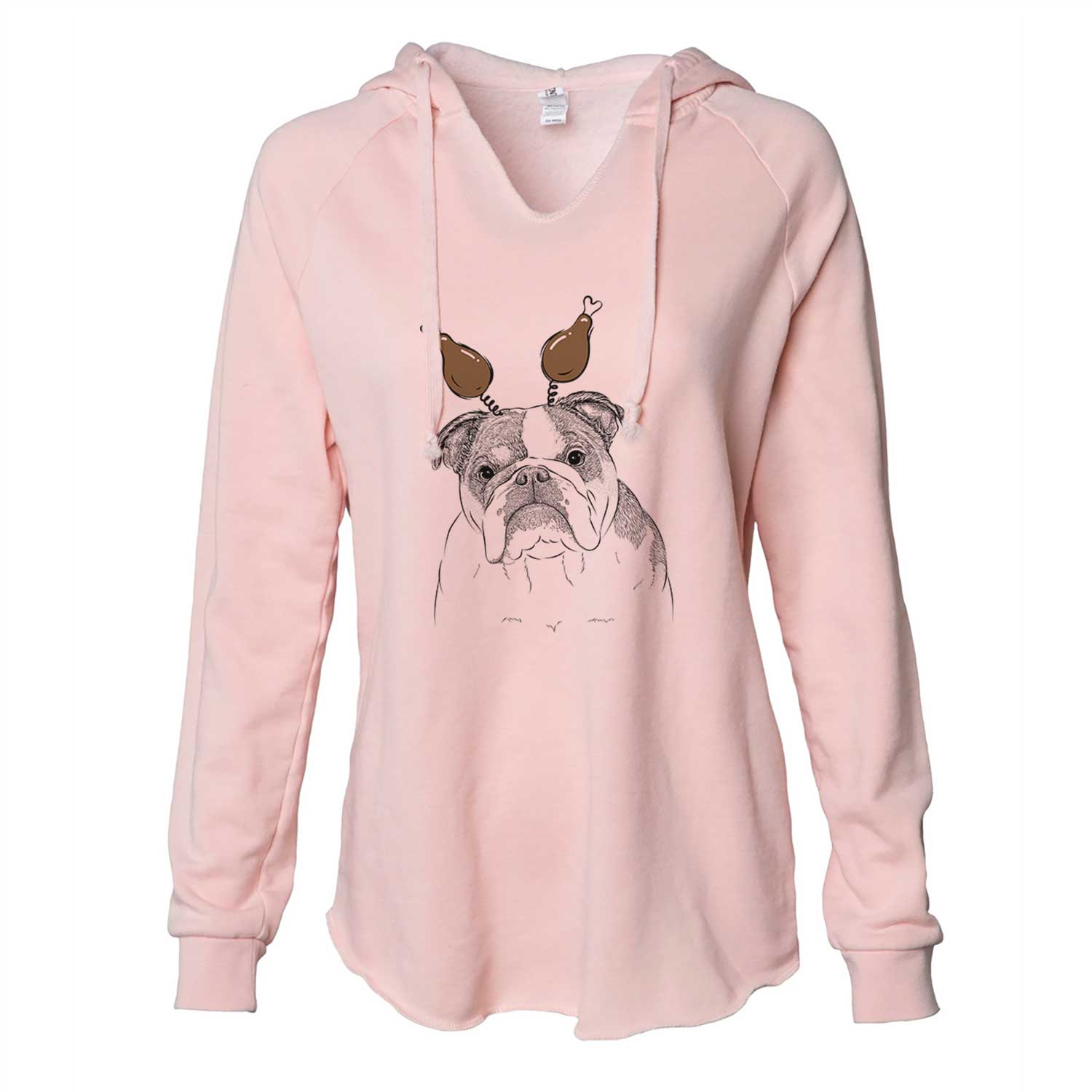 Thanksgiving Jack the English Bulldog - Cali Wave Hooded Sweatshirt