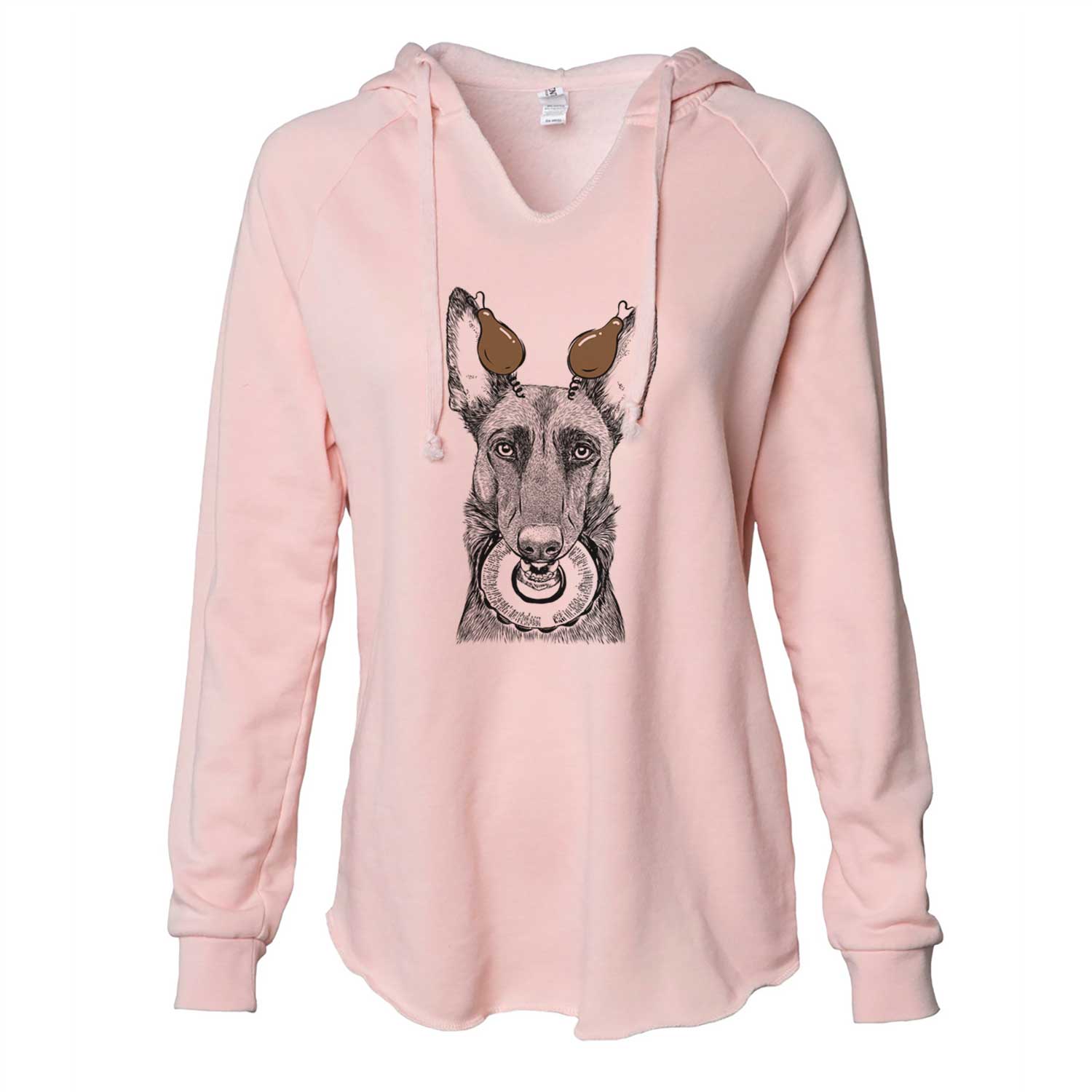 Thanksgiving Juno the Belgian Malinois - Cali Wave Hooded Sweatshirt