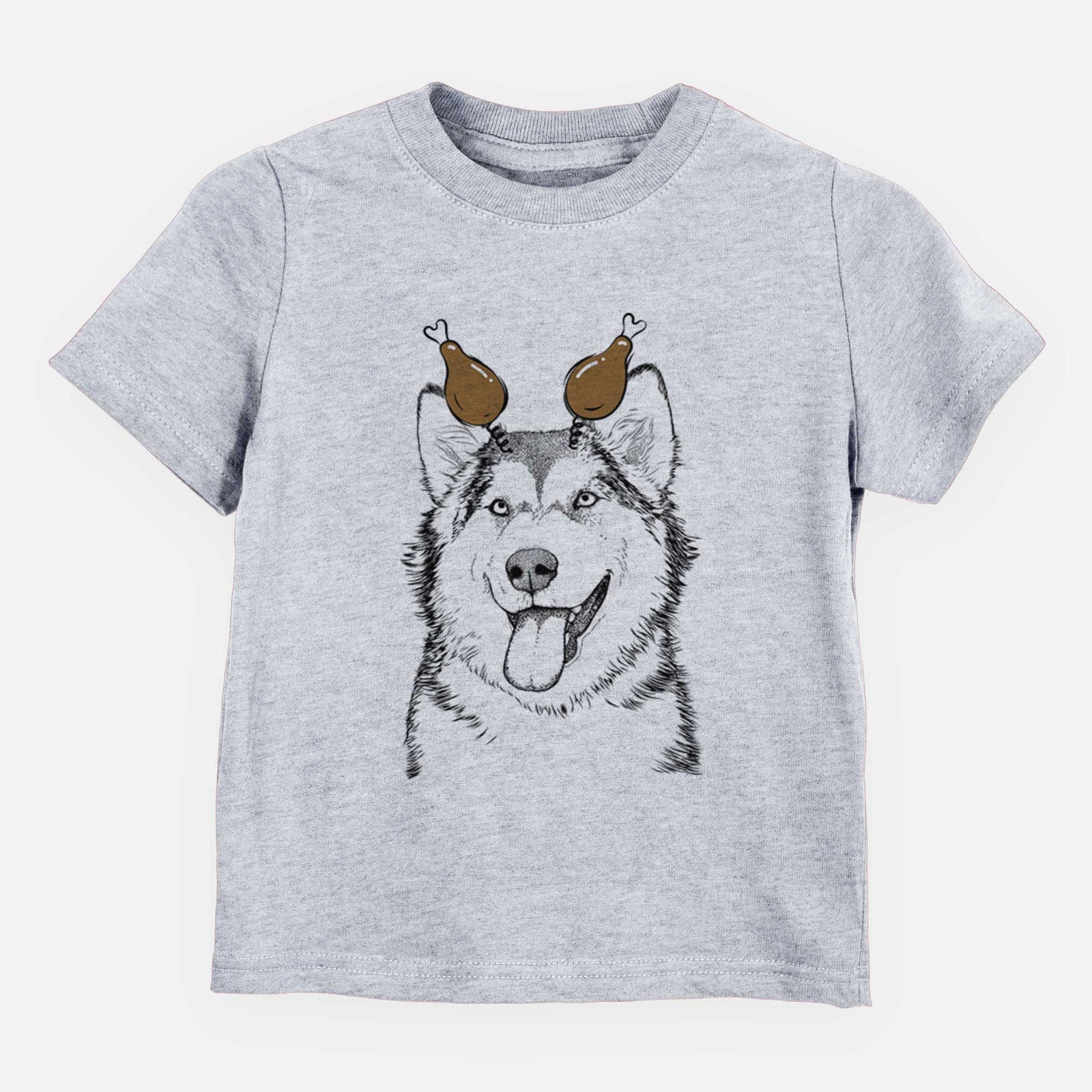Thanksgiving Kaskae the Alaskan Malamute - Kids/Youth/Toddler Shirt