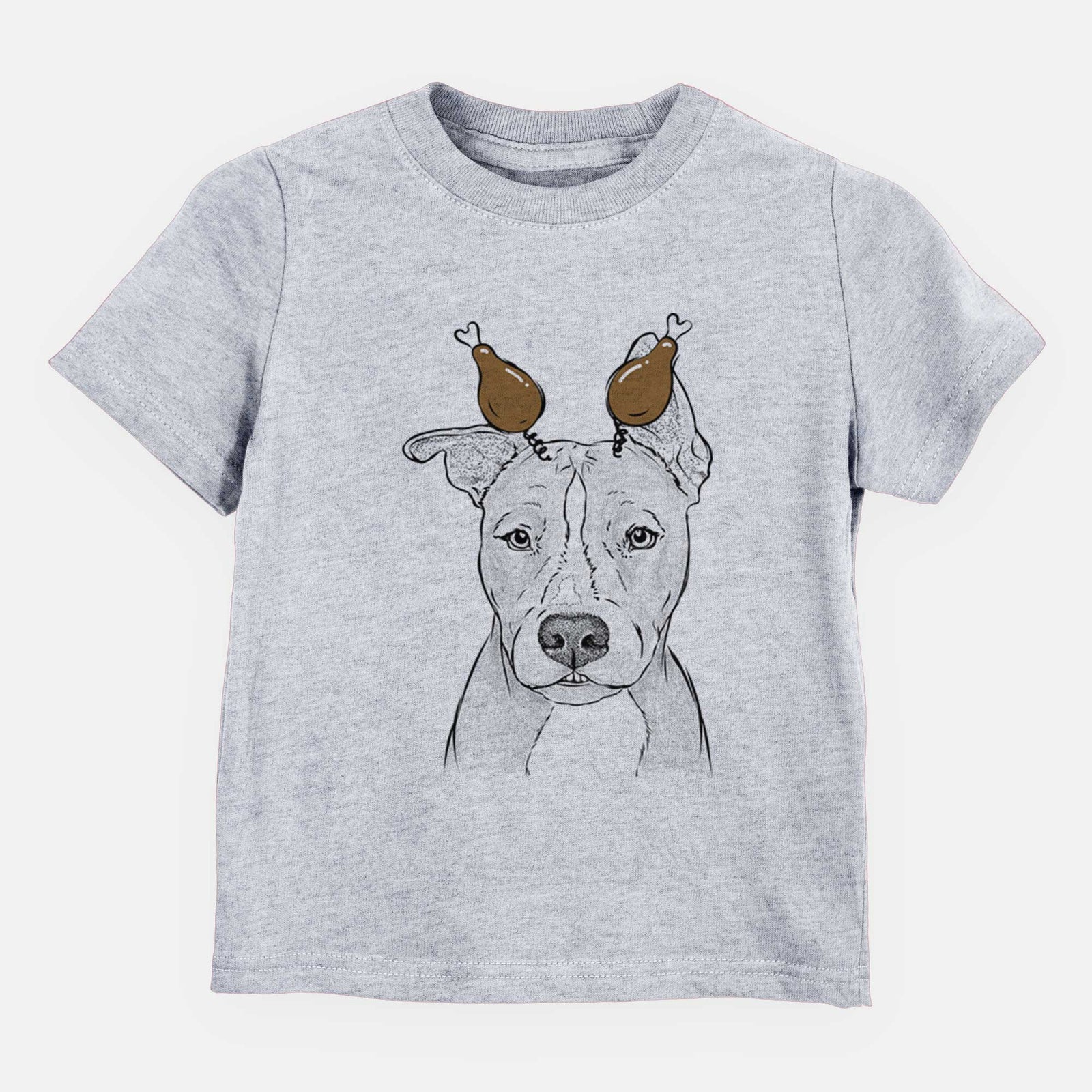 Thanksgiving Kisses the Pitbull - Kids/Youth/Toddler Shirt