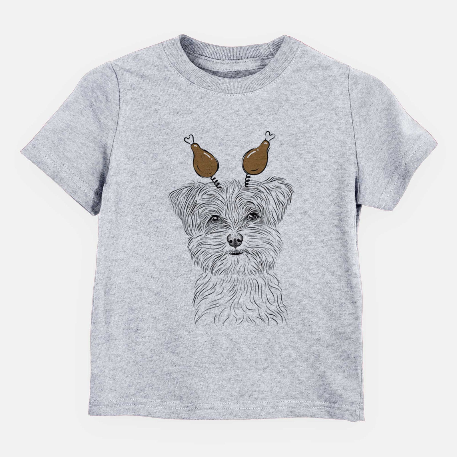 Thanksgiving Kiwi the Morkie - Kids/Youth/Toddler Shirt