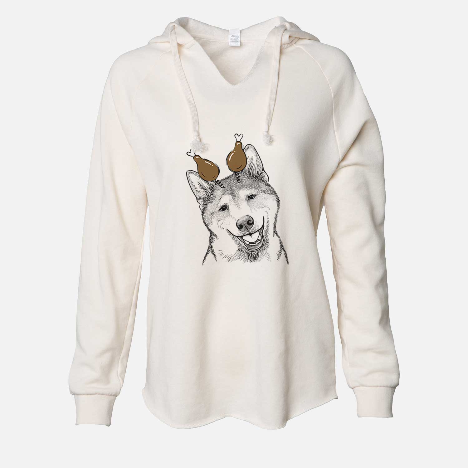 Thanksgiving Koby the Shiba Inu - Cali Wave Hooded Sweatshirt