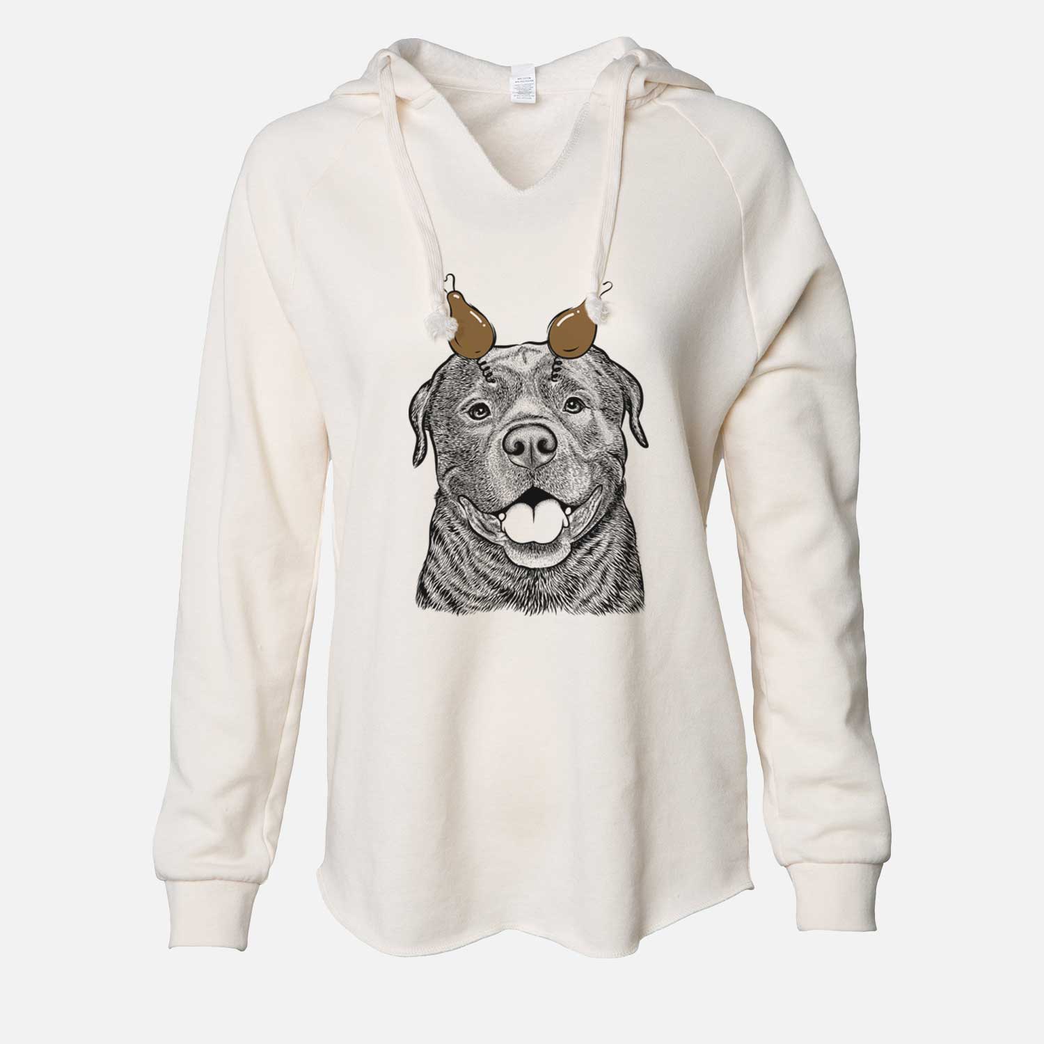 Thanksgiving Kojak the Rottweiler - Cali Wave Hooded Sweatshirt