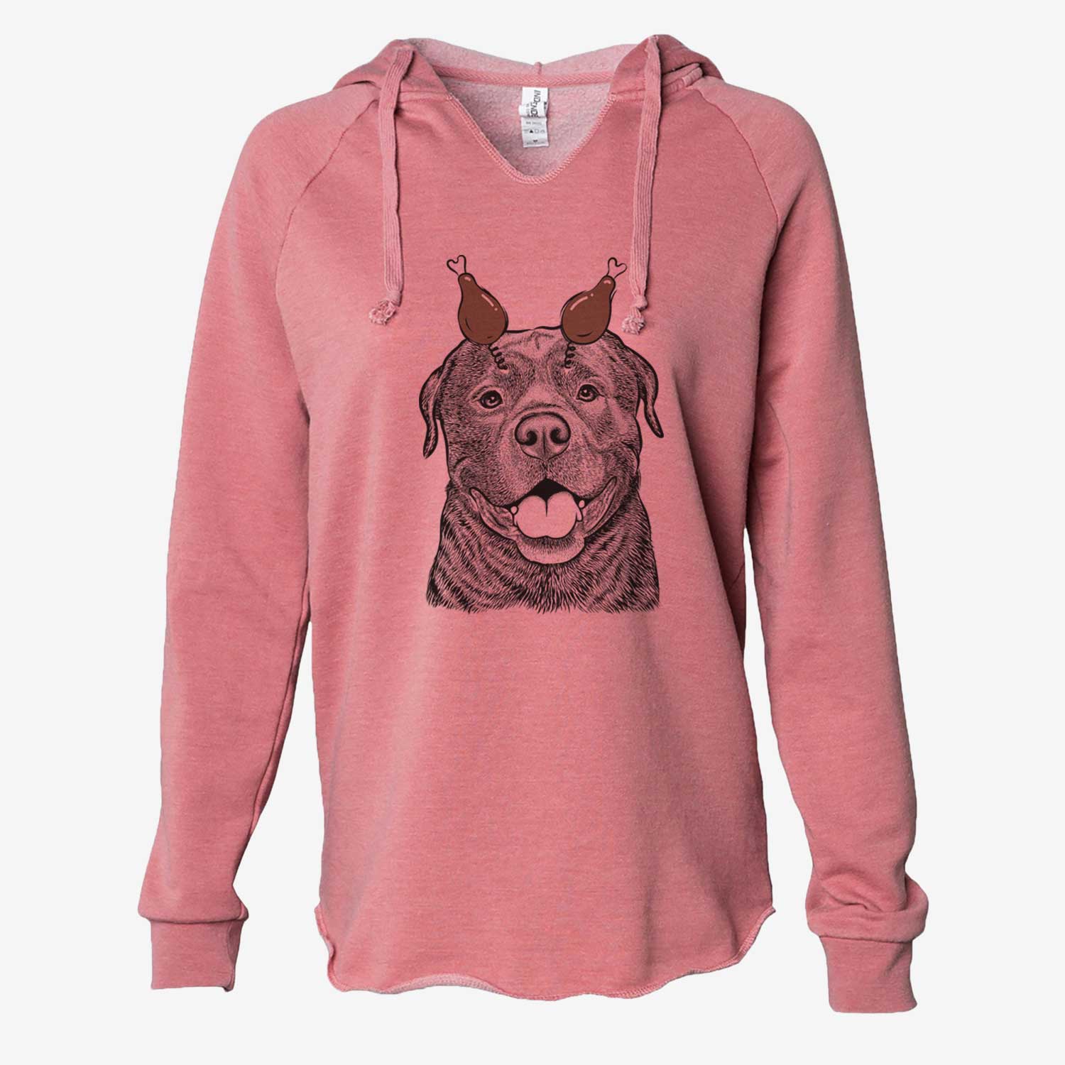 Thanksgiving Kojak the Rottweiler - Cali Wave Hooded Sweatshirt