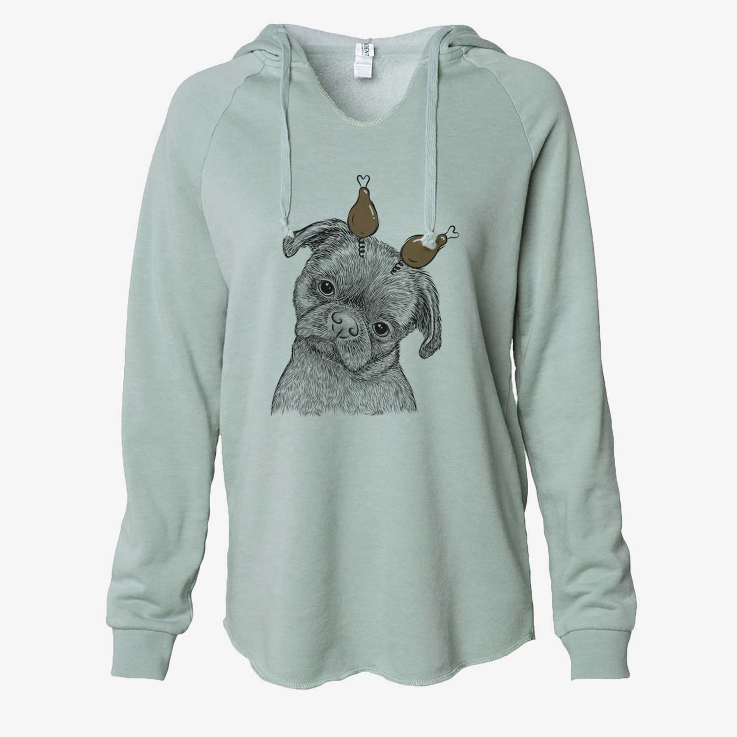 Thanksgiving Koko the Shih Tzu - Cali Wave Hooded Sweatshirt