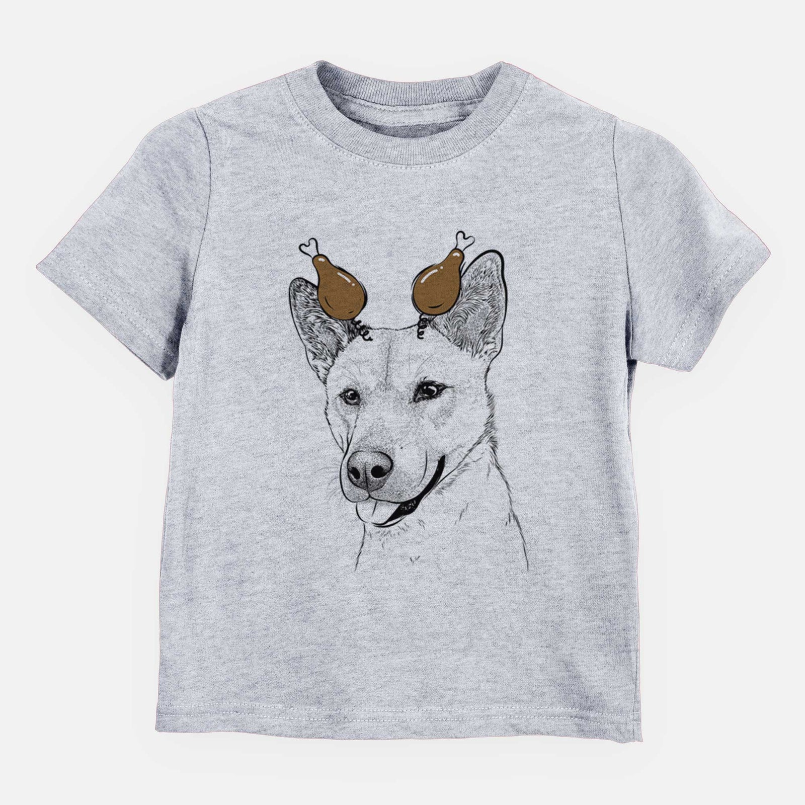 Thanksgiving Kulfi the Jindo Shiba Inu Mix - Kids/Youth/Toddler Shirt