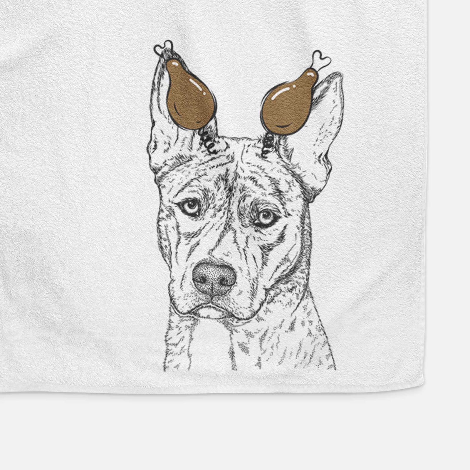 Leo the Ibizan Hound Bull Mastiff Mix Decorative Hand Towel