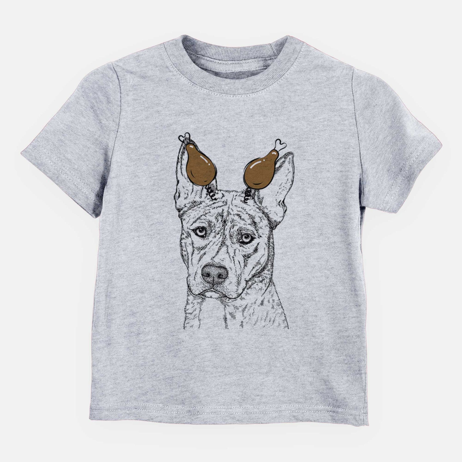Thanksgiving Leo the Ibizan Hound Bull Mastiff Mix - Kids/Youth/Toddler Shirt