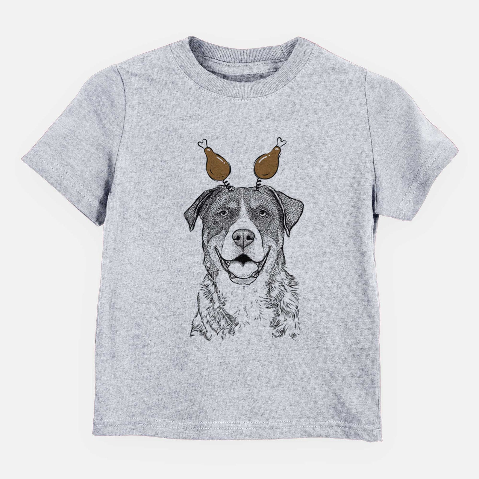 Thanksgiving Leon the Greater Swiss Mountain Dog - Kids/Youth/Toddler Shirt