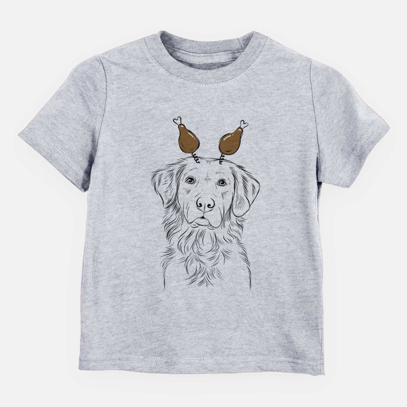 Thanksgiving Linden the Golden Retriever - Kids/Youth/Toddler Shirt