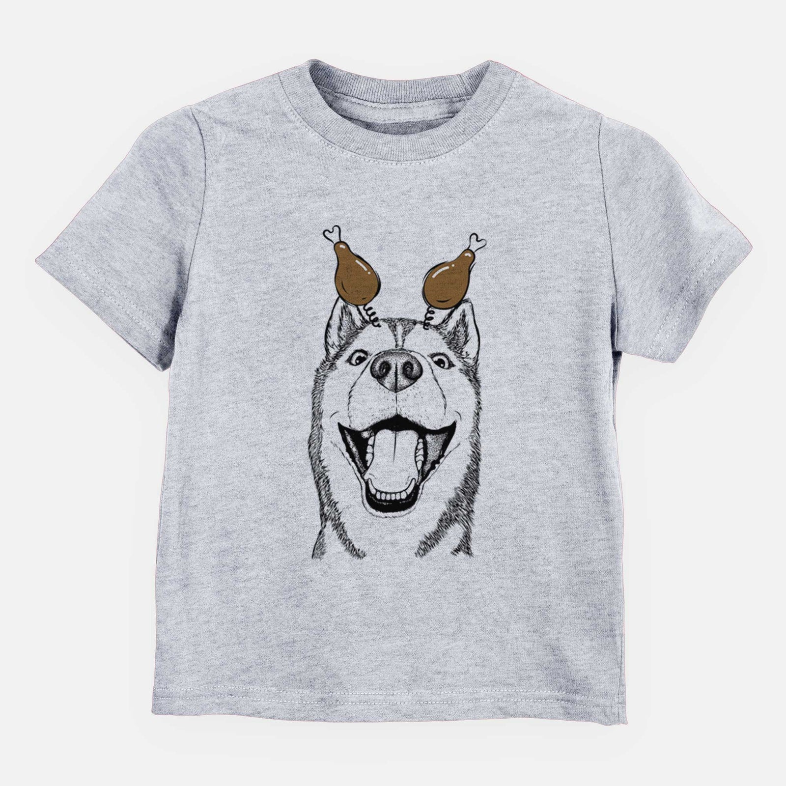 Thanksgiving Little Country the Siberian Husky - Kids/Youth/Toddler Shirt