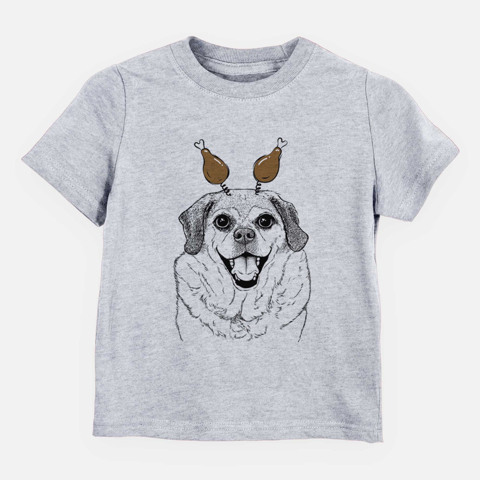 Thanksgiving Little Man the Puggle - Kids/Youth/Toddler Shirt