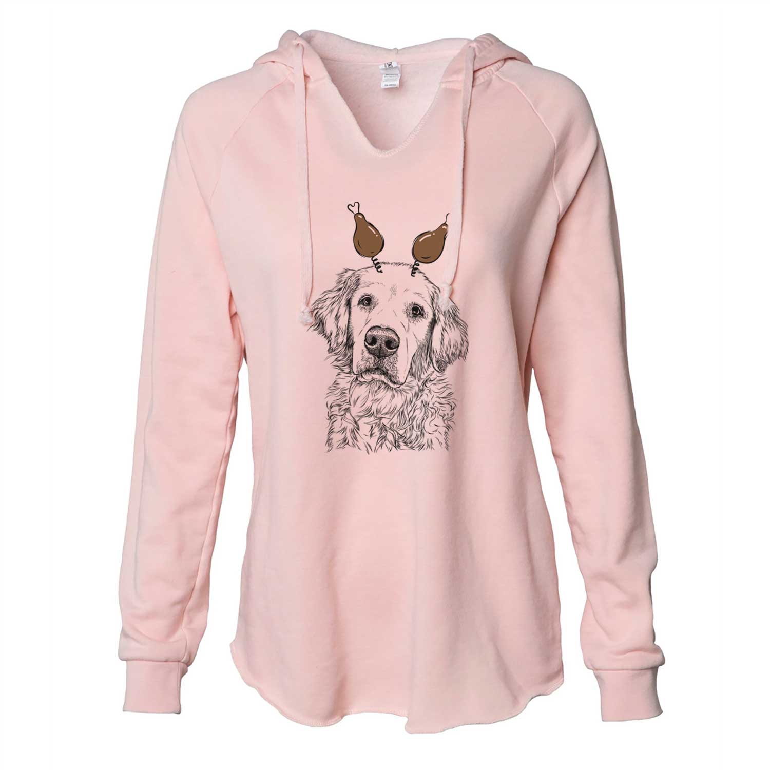 Thanksgiving Loganator the Golden Retriever - Cali Wave Hooded Sweatshirt