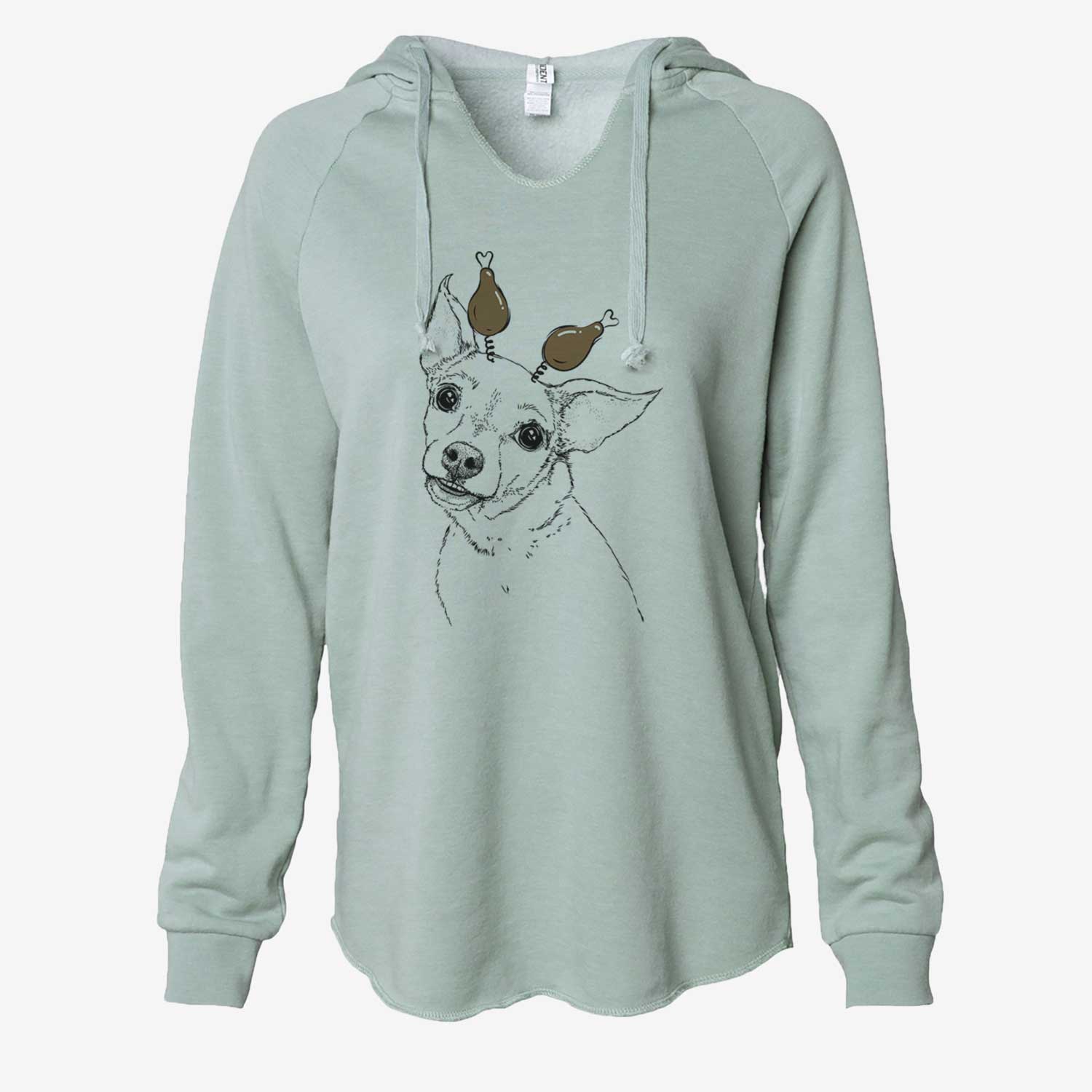 Thanksgiving Lola the Chiweenie - Cali Wave Hooded Sweatshirt