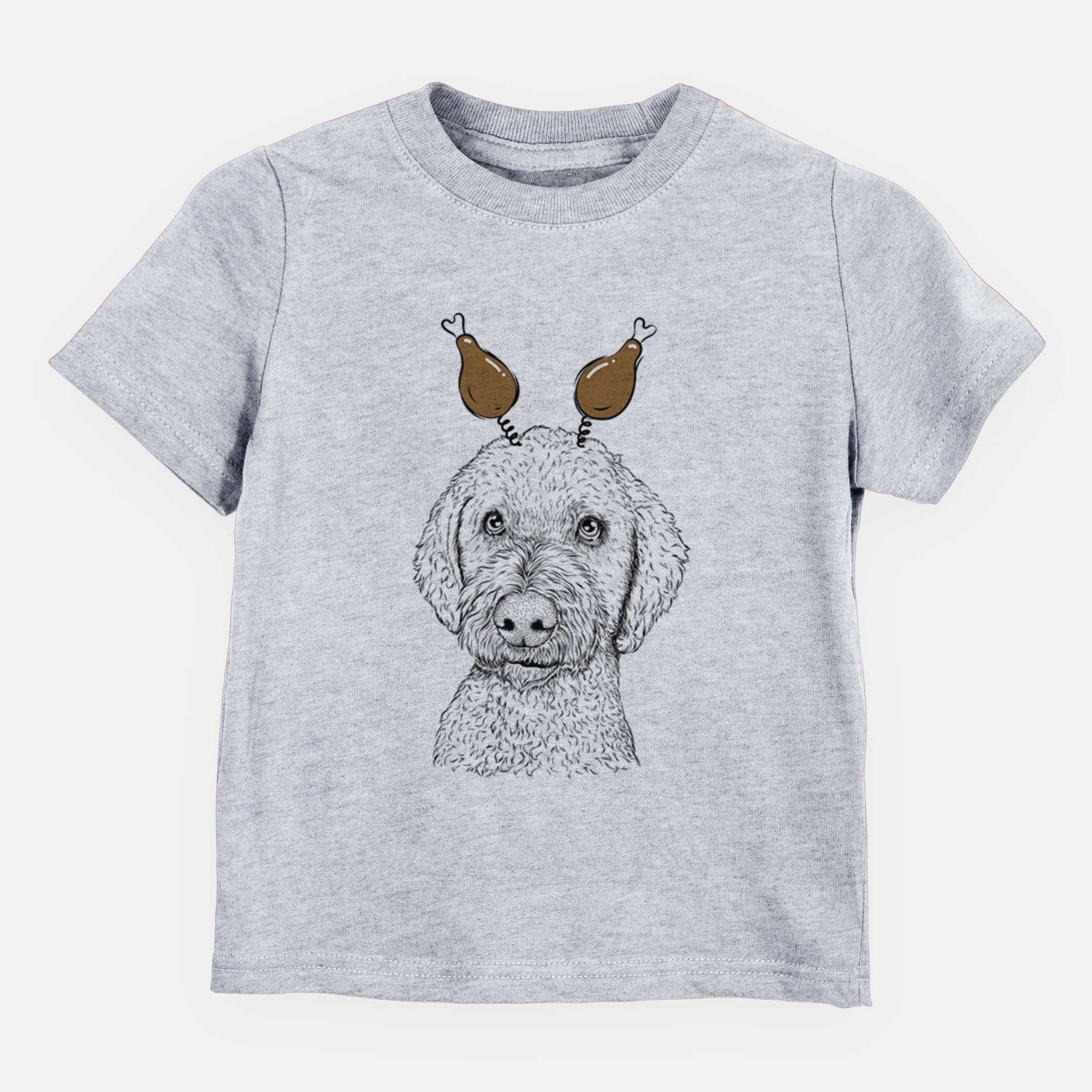 Thanksgiving Lucy Boo the Goldendoodle - Kids/Youth/Toddler Shirt