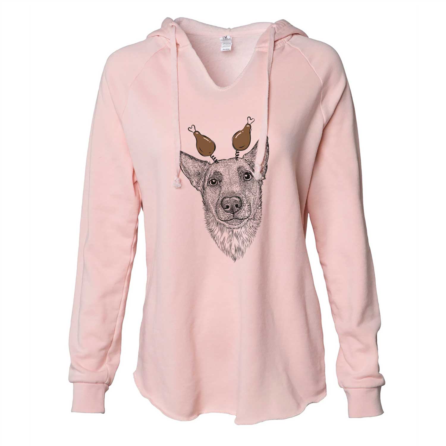 Thanksgiving Luna the Shepherd Mix - Cali Wave Hooded Sweatshirt