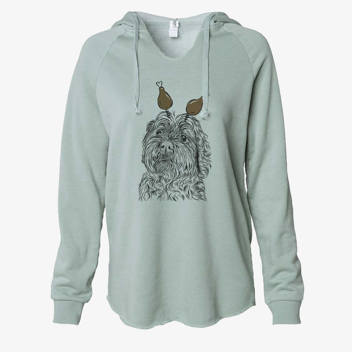 Thanksgiving Maggie Girl the Cockapoo - Cali Wave Hooded Sweatshirt