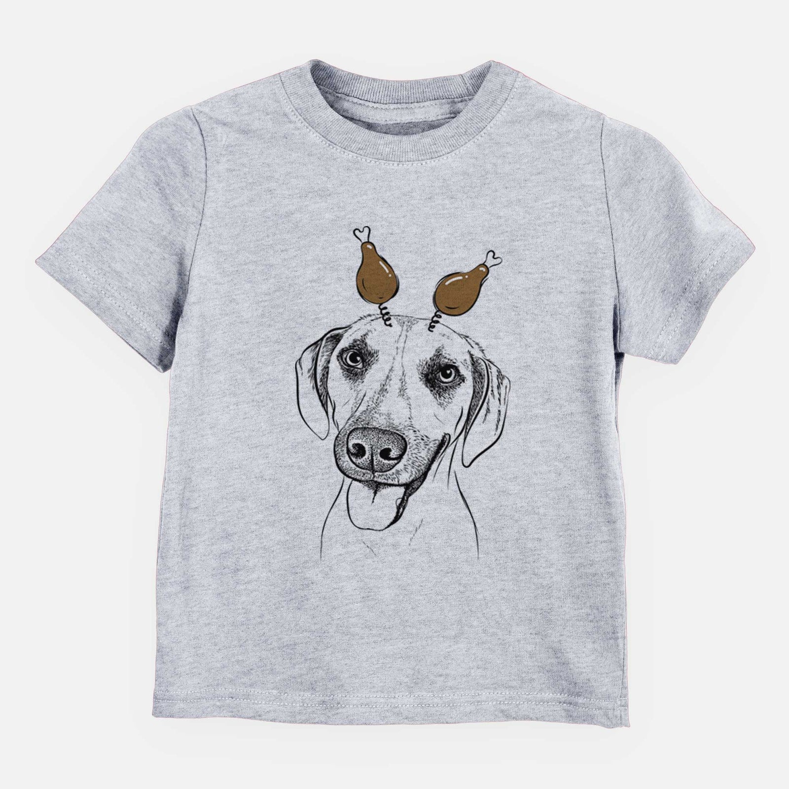 Thanksgiving Malia the American Foxhound Mix - Kids/Youth/Toddler Shirt