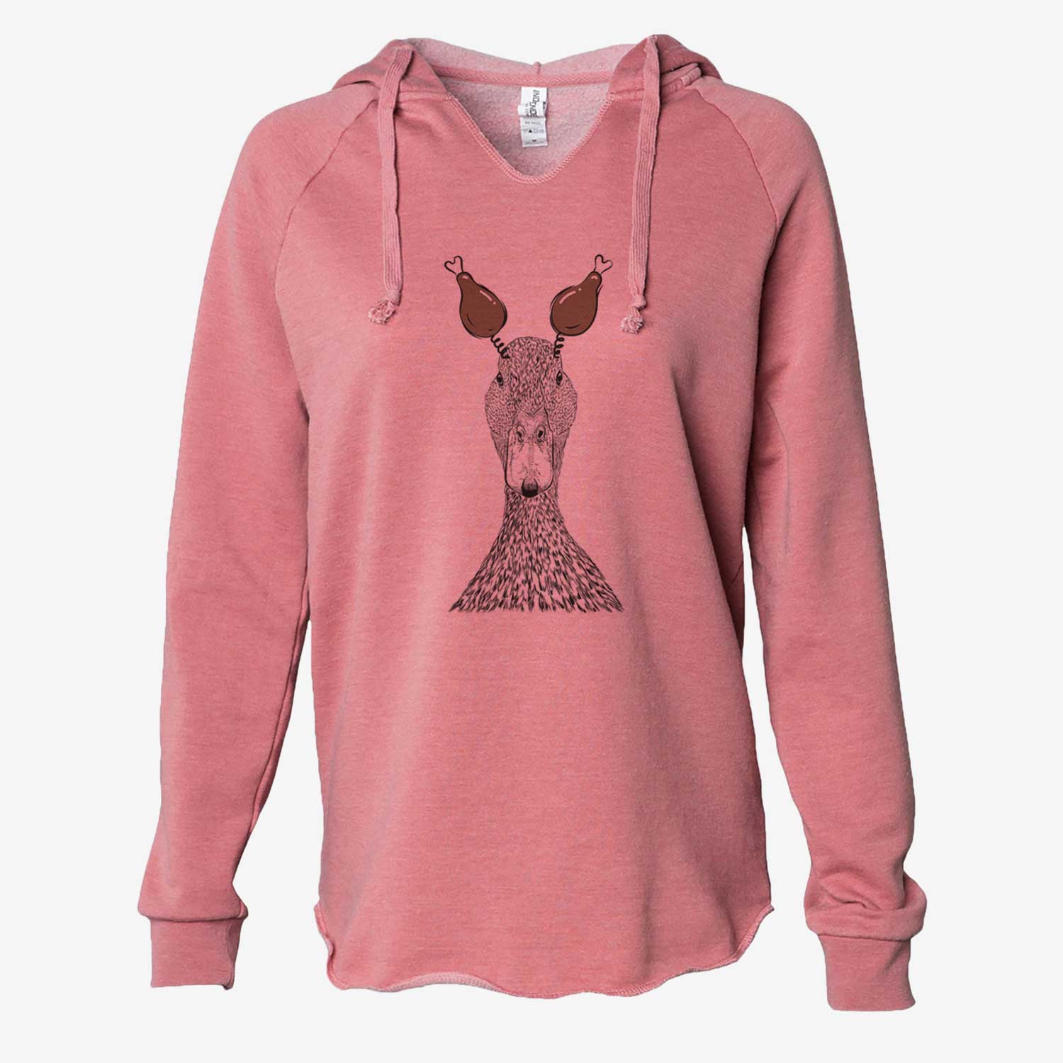 Thanksgiving Marge the Mallard Duck - Cali Wave Hooded Sweatshirt