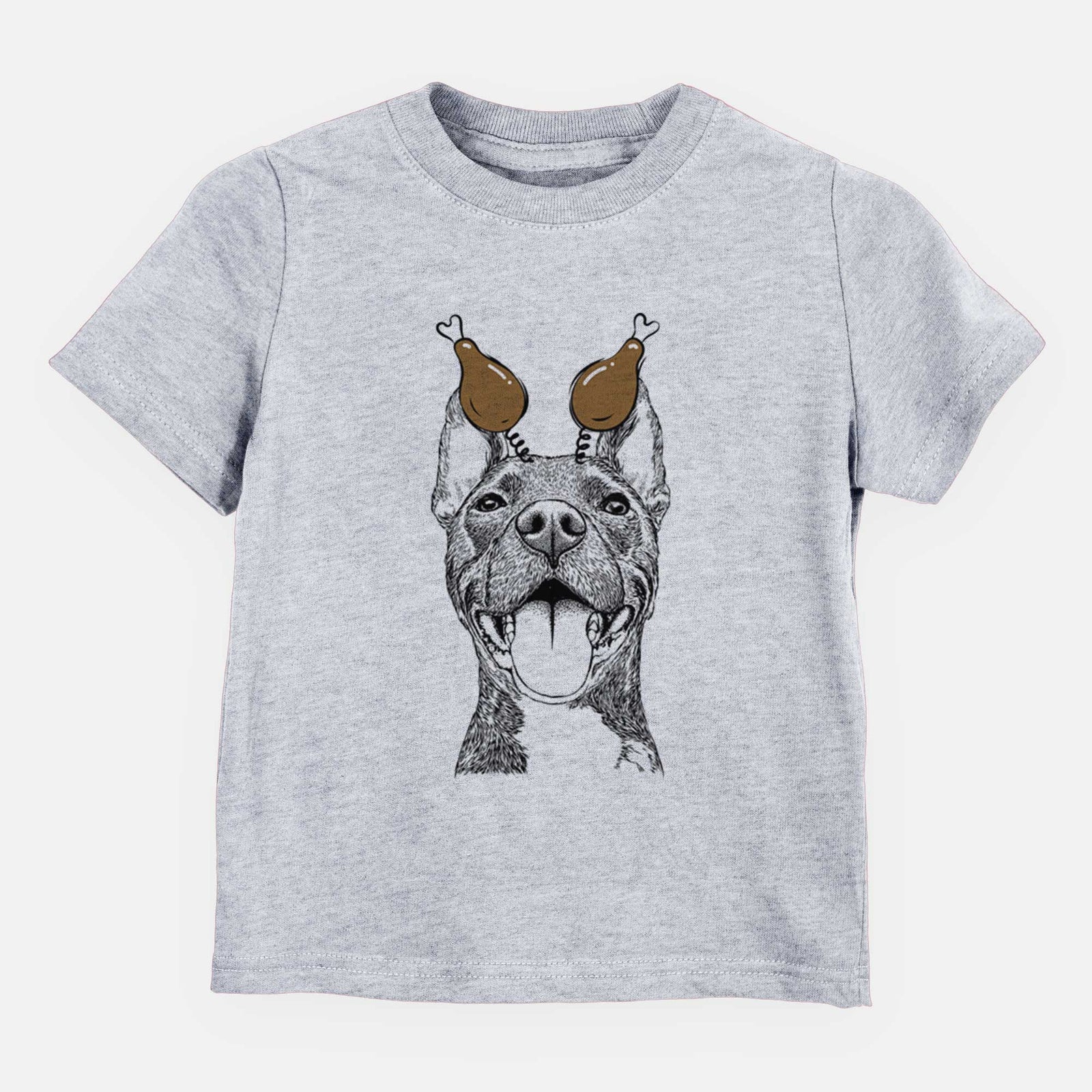 Thanksgiving Milo the Pitbull Mix - Kids/Youth/Toddler Shirt