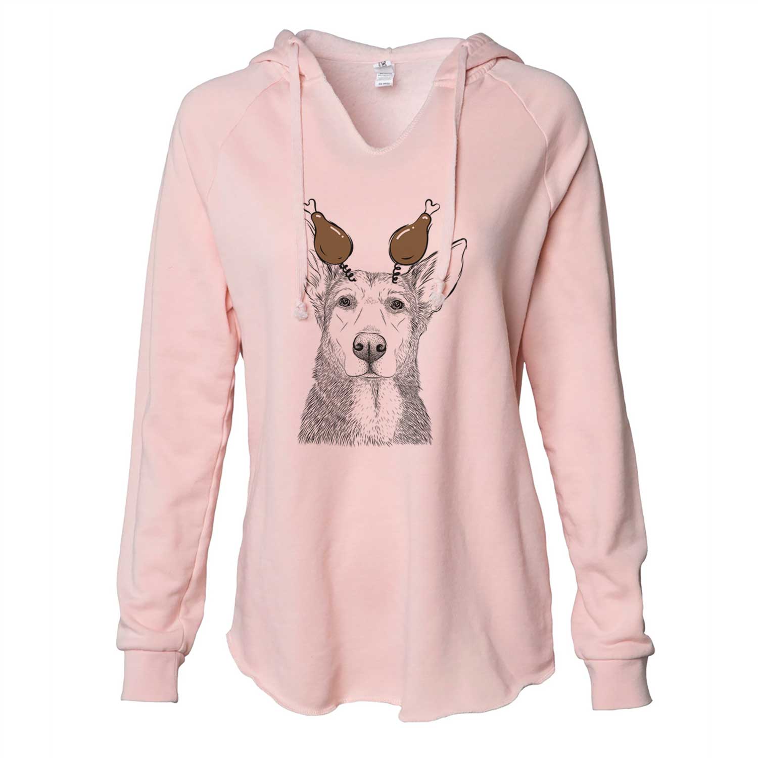 Thanksgiving Misty the German Shepherd Mix - Cali Wave Hooded Sweatshirt