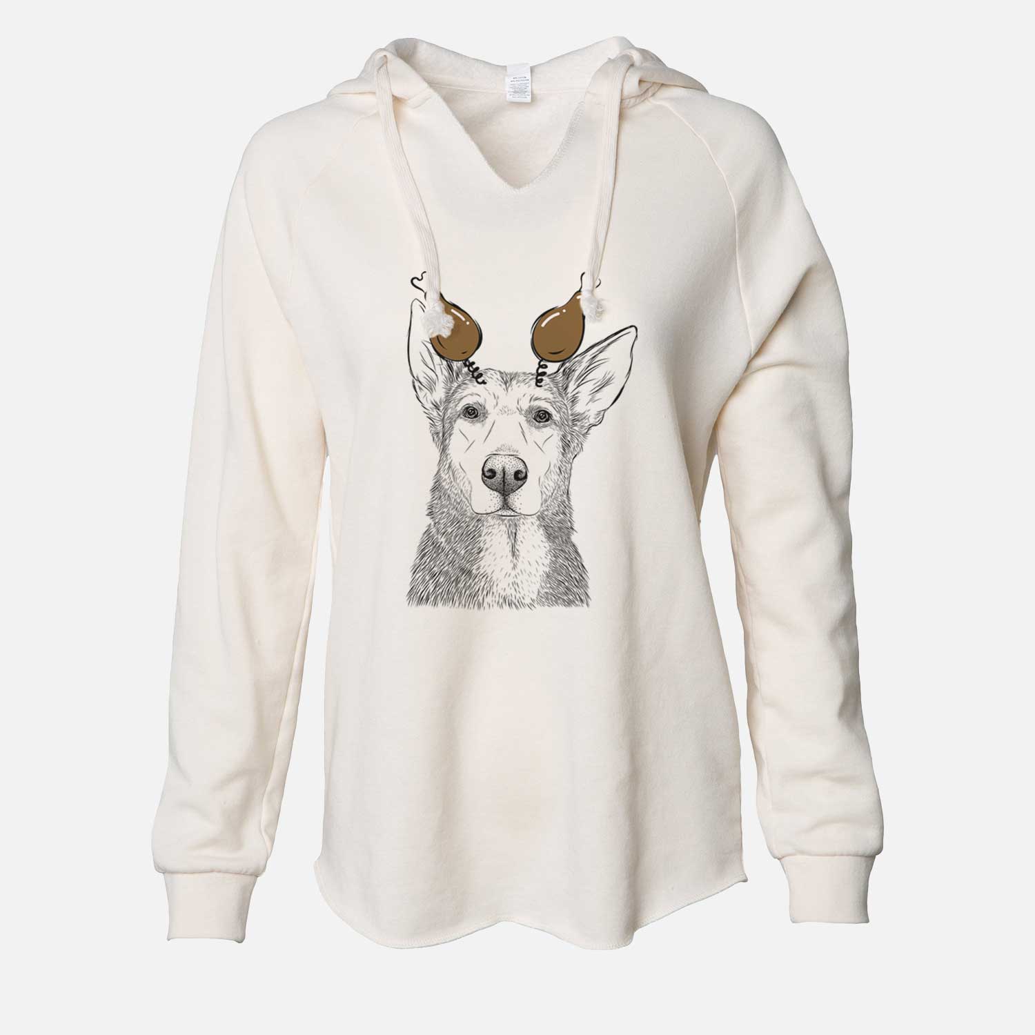 Thanksgiving Misty the German Shepherd Mix - Cali Wave Hooded Sweatshirt