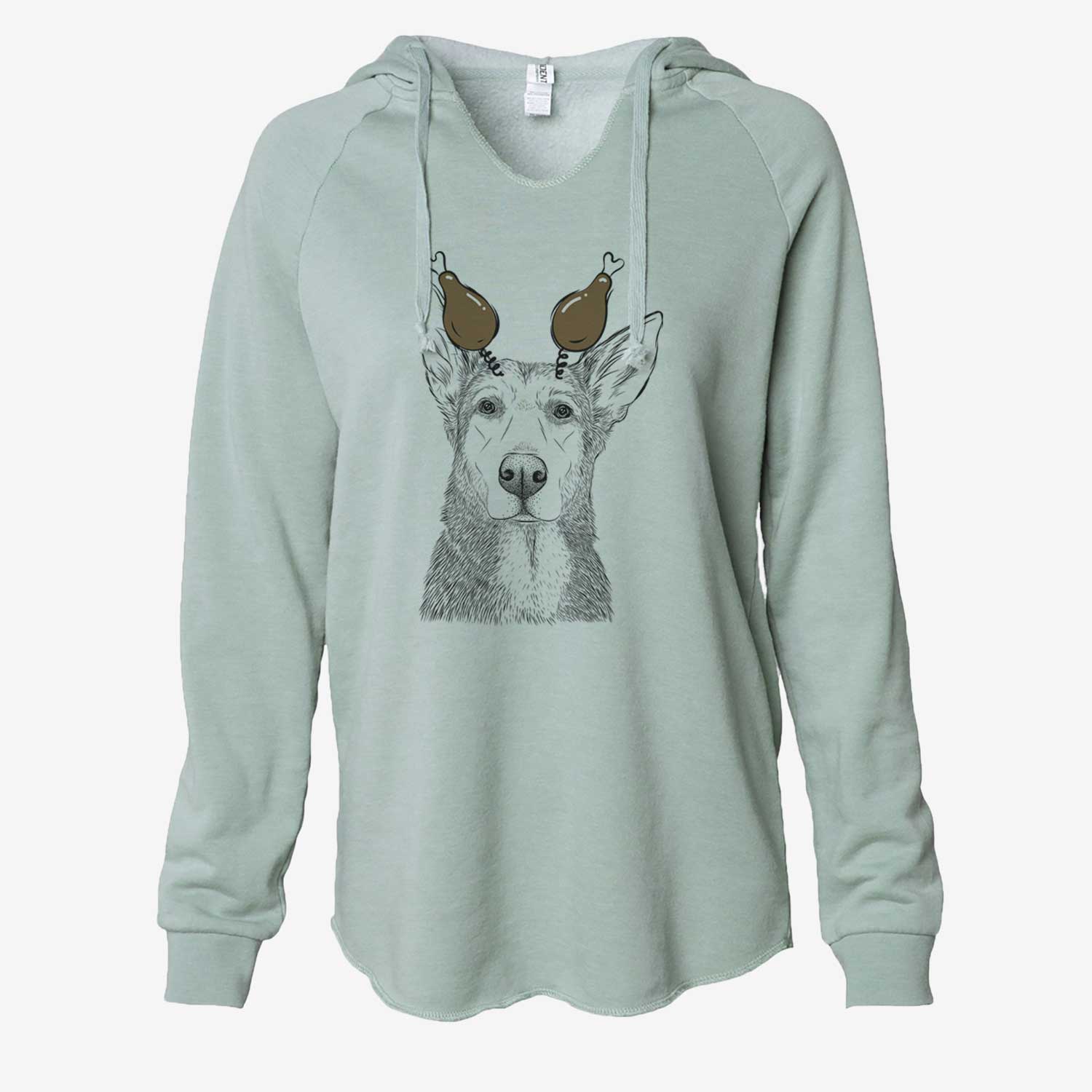 Thanksgiving Misty the German Shepherd Mix - Cali Wave Hooded Sweatshirt