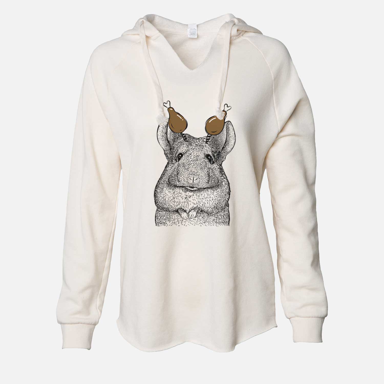 Thanksgiving Mojo the Chinchilla - Cali Wave Hooded Sweatshirt