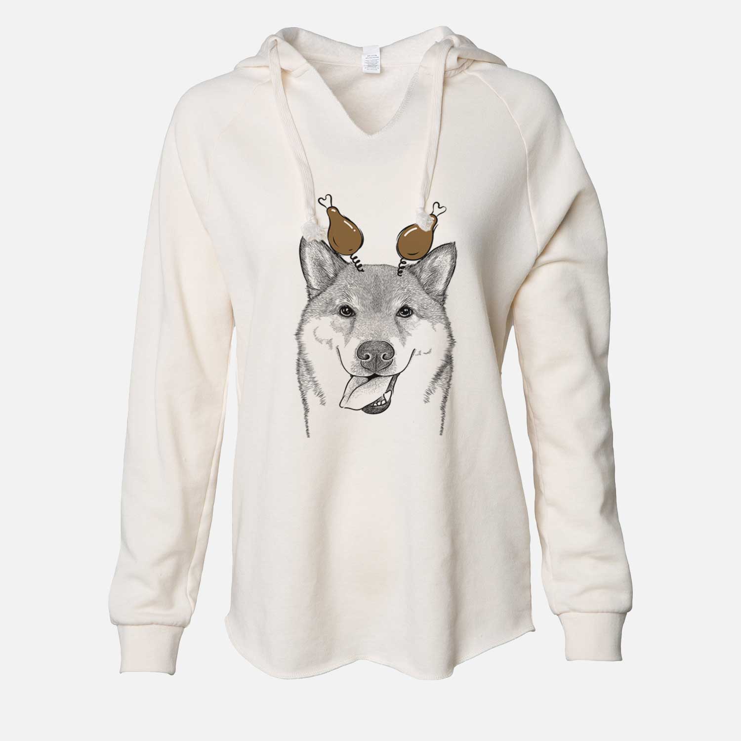 Thanksgiving Mothra the Shiba Inu - Cali Wave Hooded Sweatshirt