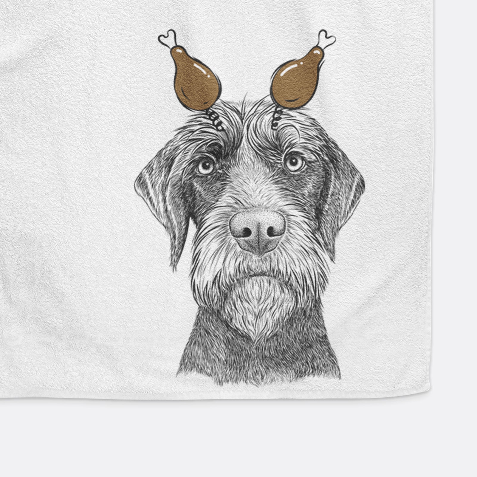 Oakley the Pudelpointer Decorative Hand Towel