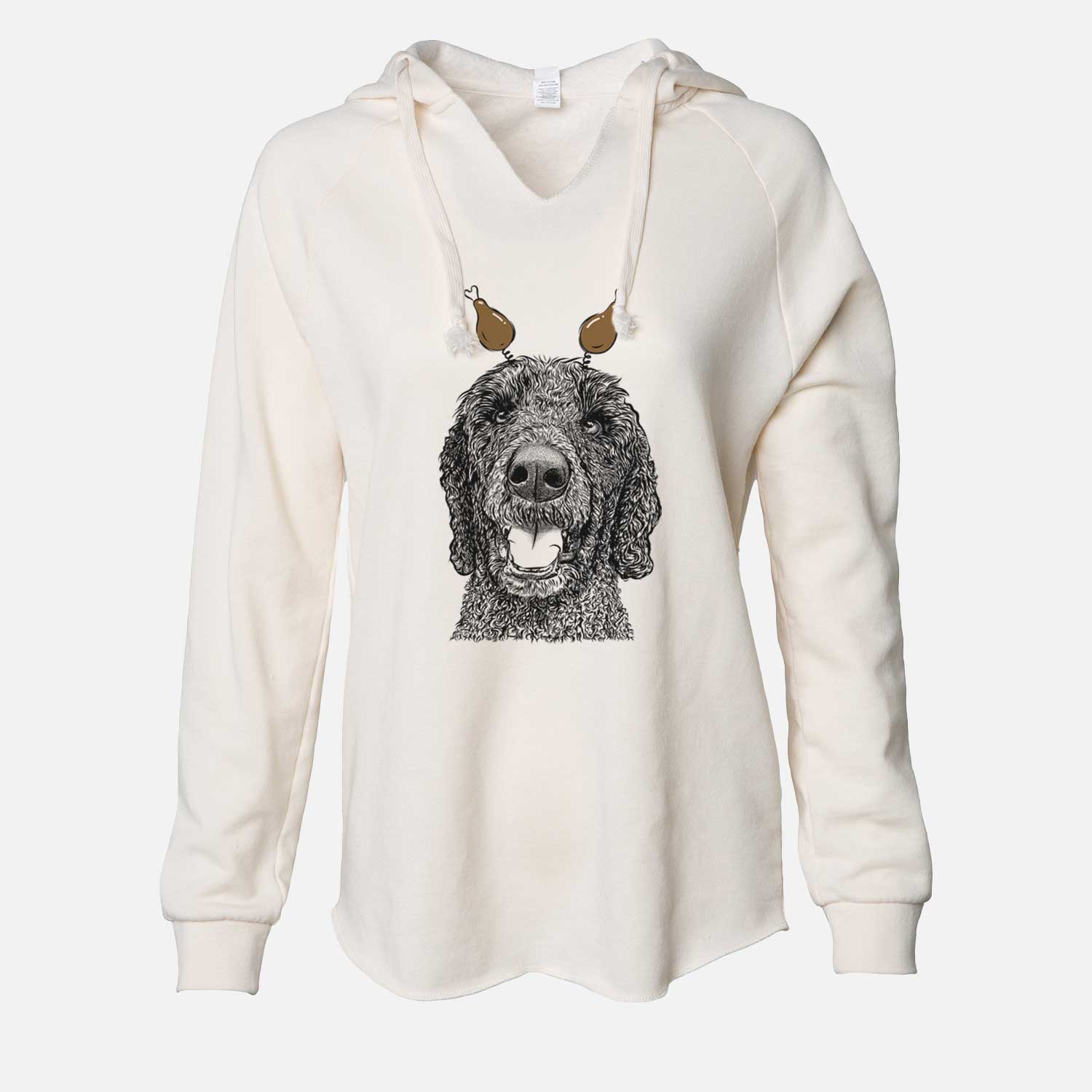Thanksgiving Obi James the Goldendoodle - Cali Wave Hooded Sweatshirt