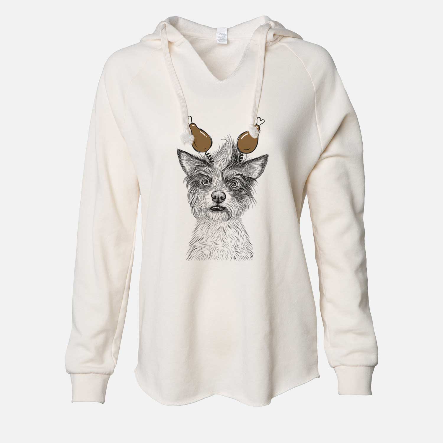 Thanksgiving Quigley the Mixed Breed - Cali Wave Hooded Sweatshirt