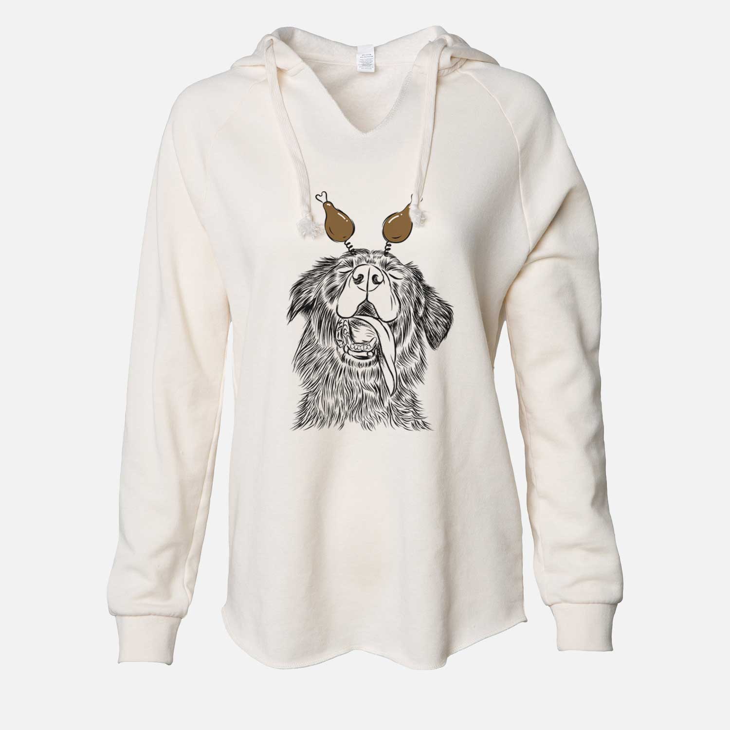 Thanksgiving Quint the Mixed Breed - Cali Wave Hooded Sweatshirt